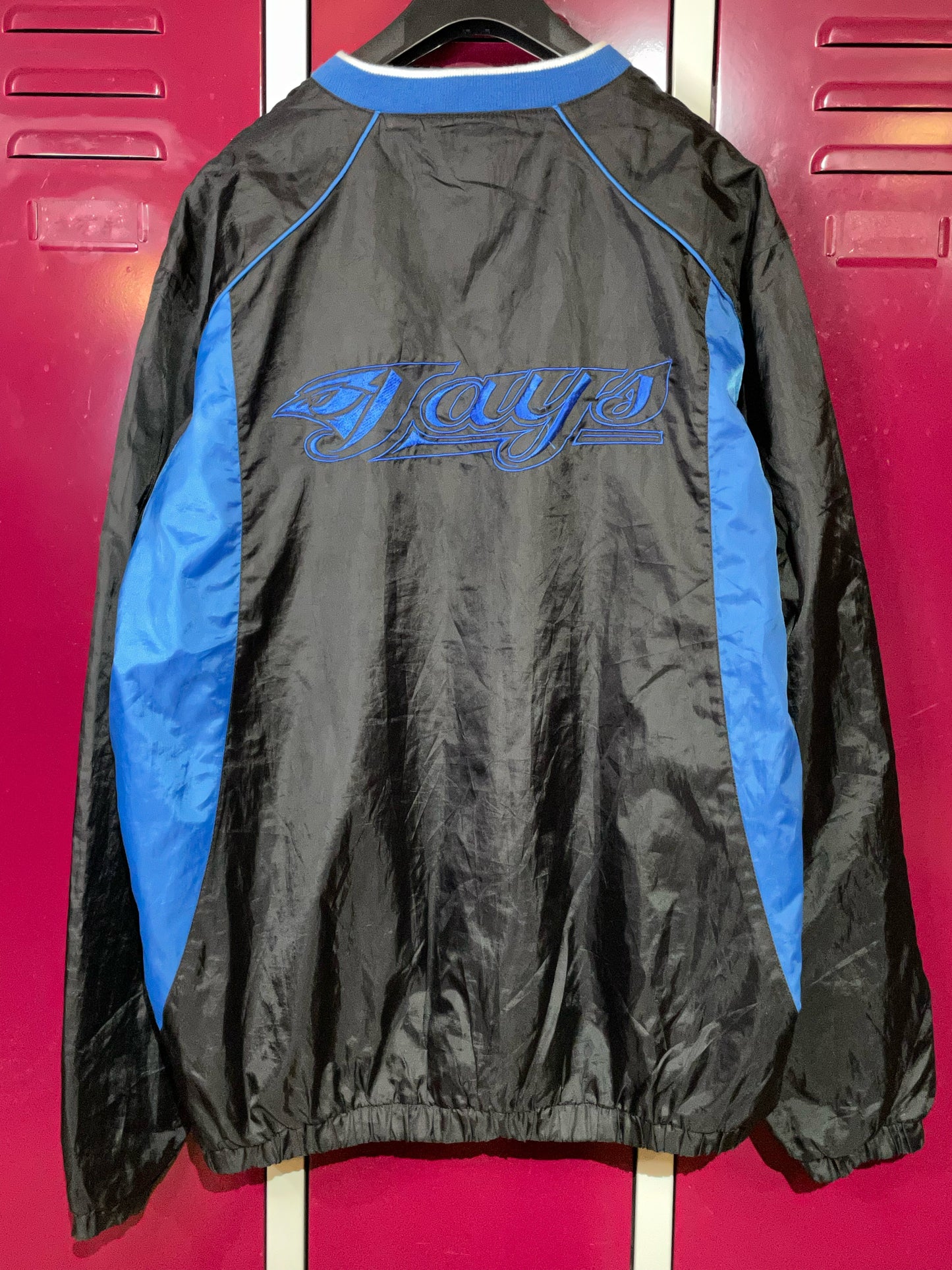 G-III SPORTS TORONTO BLUE JAYS PULLOVER WINDBREAKER JACKET SZ: L
