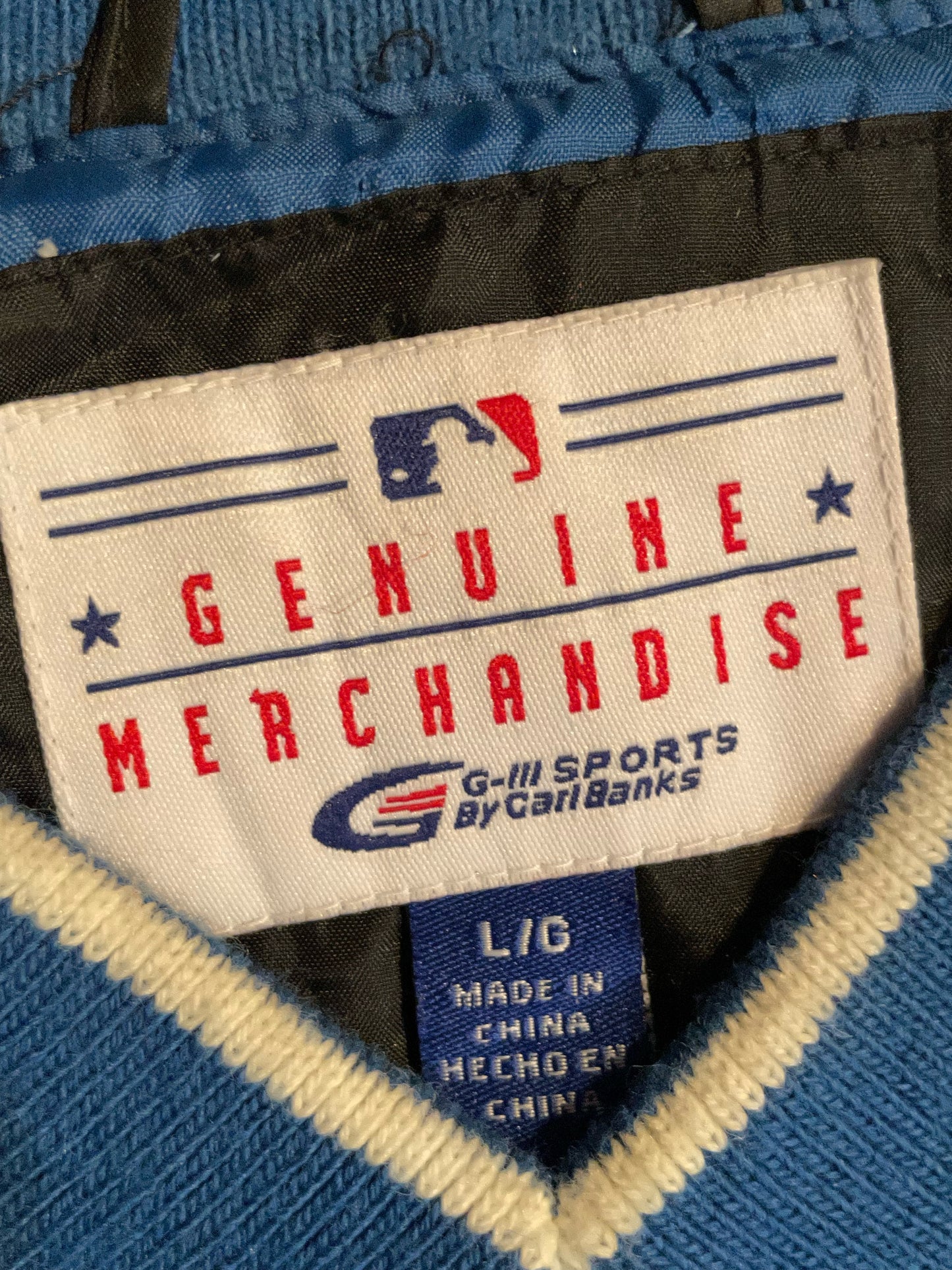 G-III SPORTS TORONTO BLUE JAYS PULLOVER WINDBREAKER JACKET SZ: L