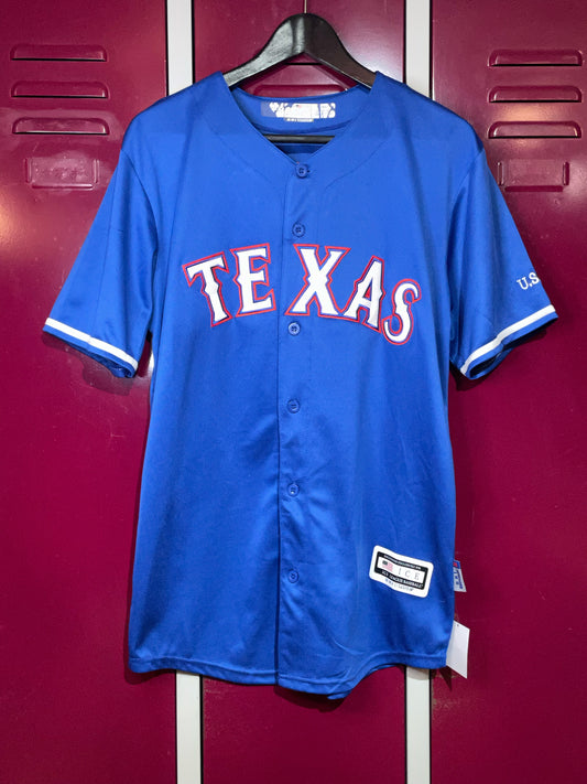 DRI BASE TEXAS RANGERS "ADRIAN BELTRE" MLB BASEBALL JERSEY  SZ: L