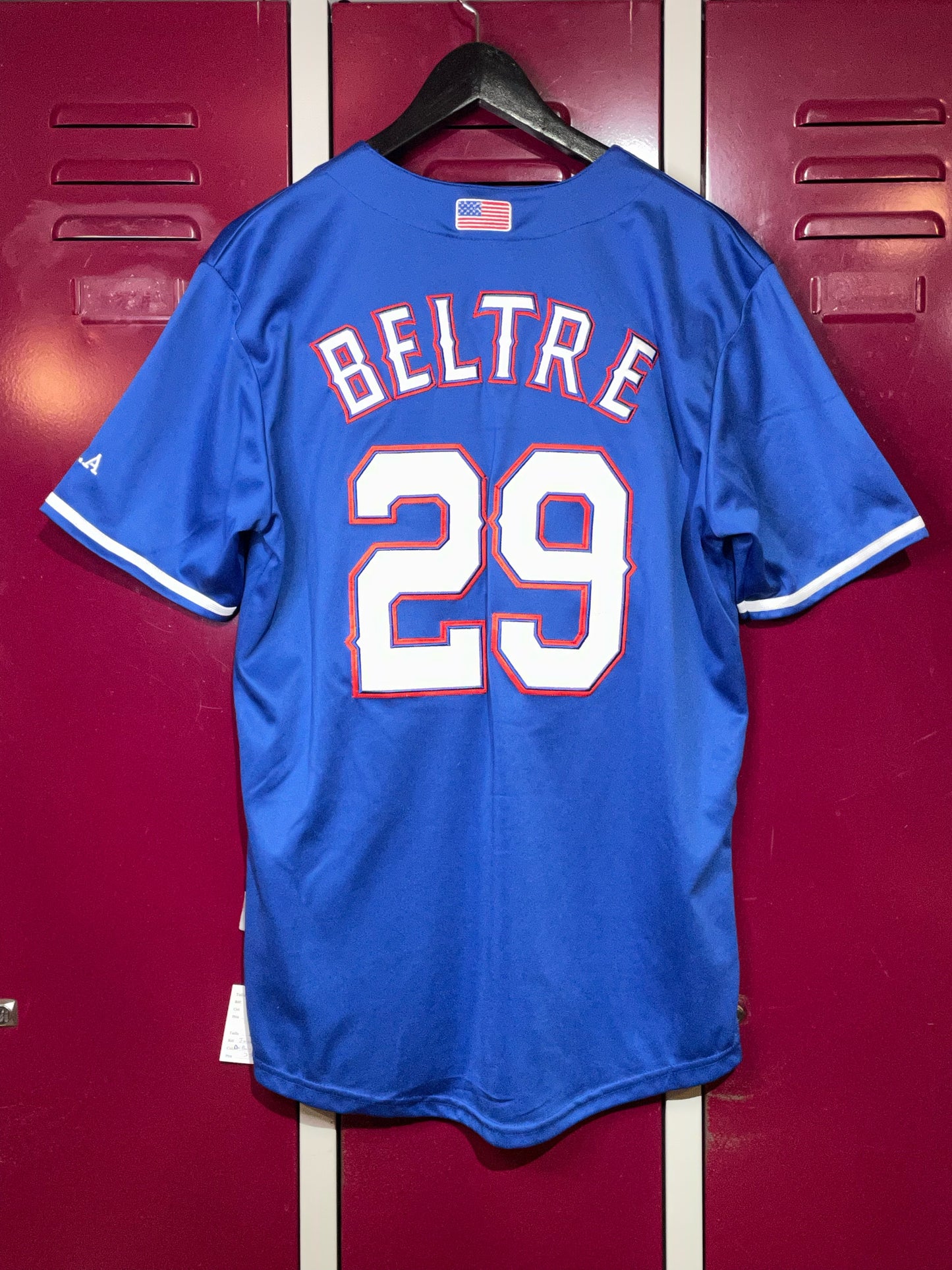 DRI BASE TEXAS RANGERS "ADRIAN BELTRE" MLB BASEBALL JERSEY SZ: L