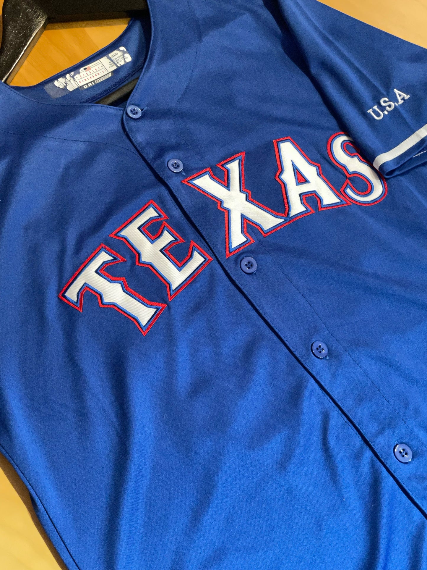 DRI BASE TEXAS RANGERS "ADRIAN BELTRE" MLB BASEBALL JERSEY SZ: L