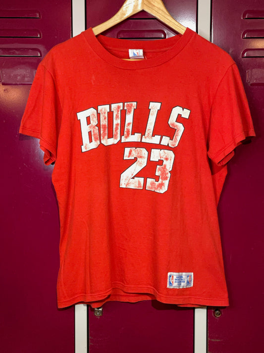 VINTAGE CHICAGO BULLS 23 "MICHAEL JORDAN" NBA BASKETBALL T-SHIRT  SZ: S