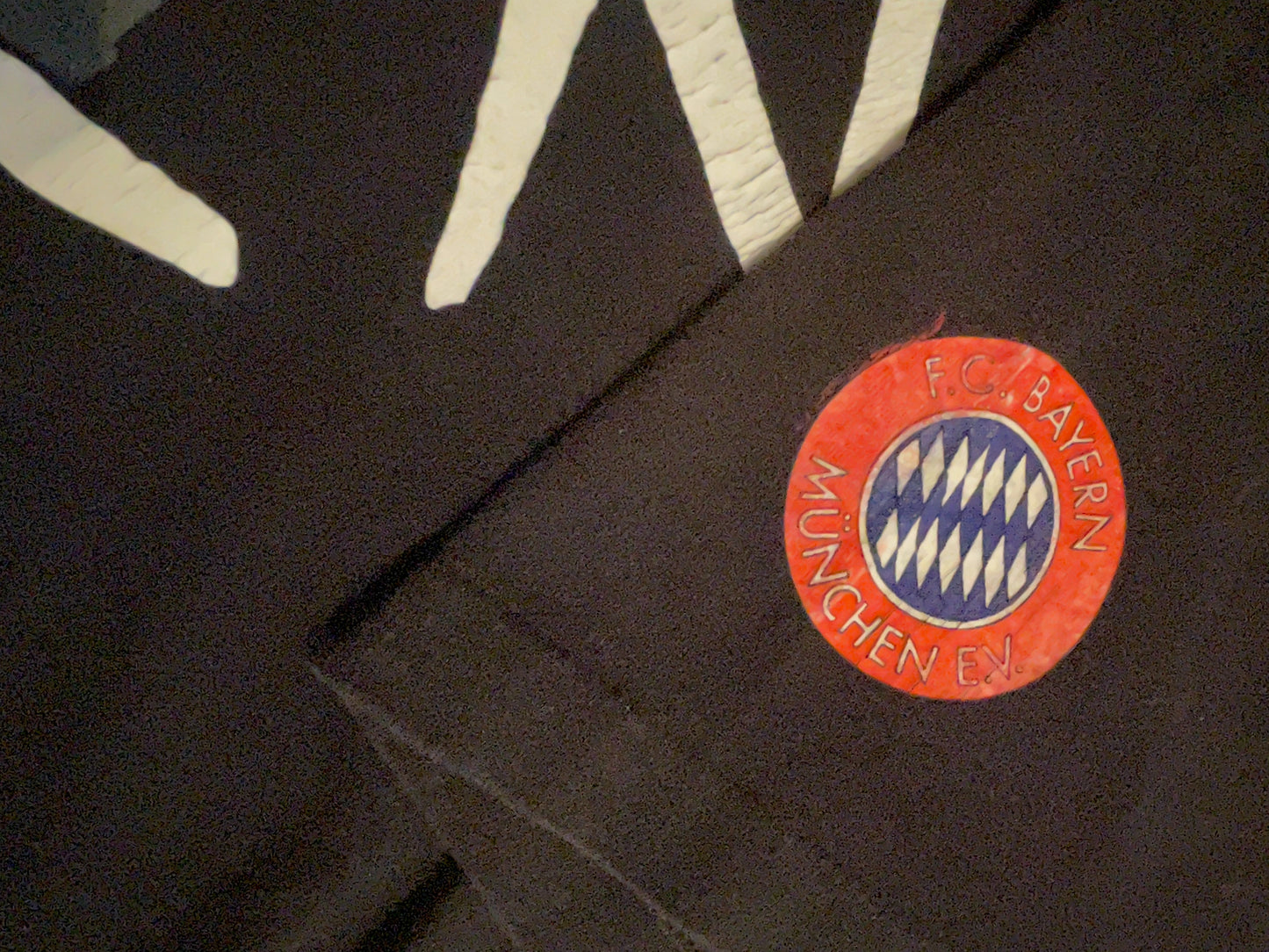 VINTAGE ADIDAS FC BAYERN MUNCHEN FOOTBALL T-SHIRT  SZ: M