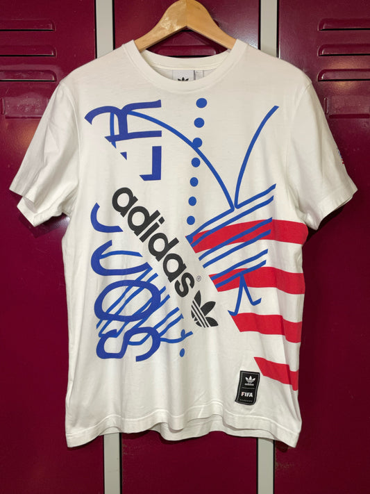 VINTAGE ADIDAS WORLD CUP USA 94 SOCCER T-SHIRT  SZ: M
