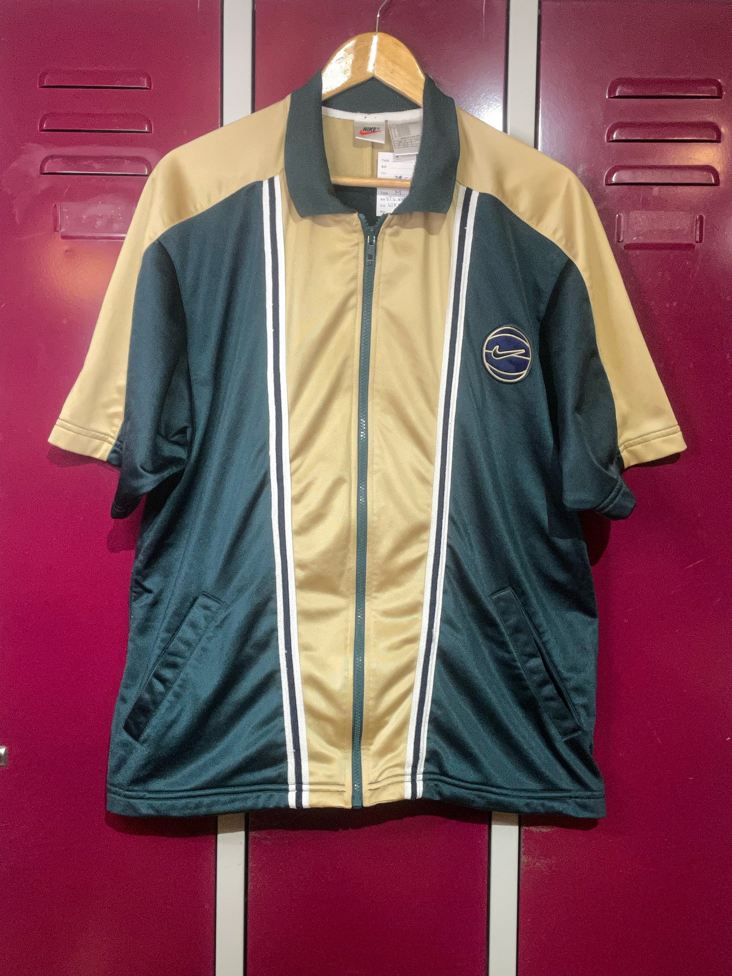 VINTAGE NIKE BASKETBALL WARM UP TRACK SUIT TOP Sz: M