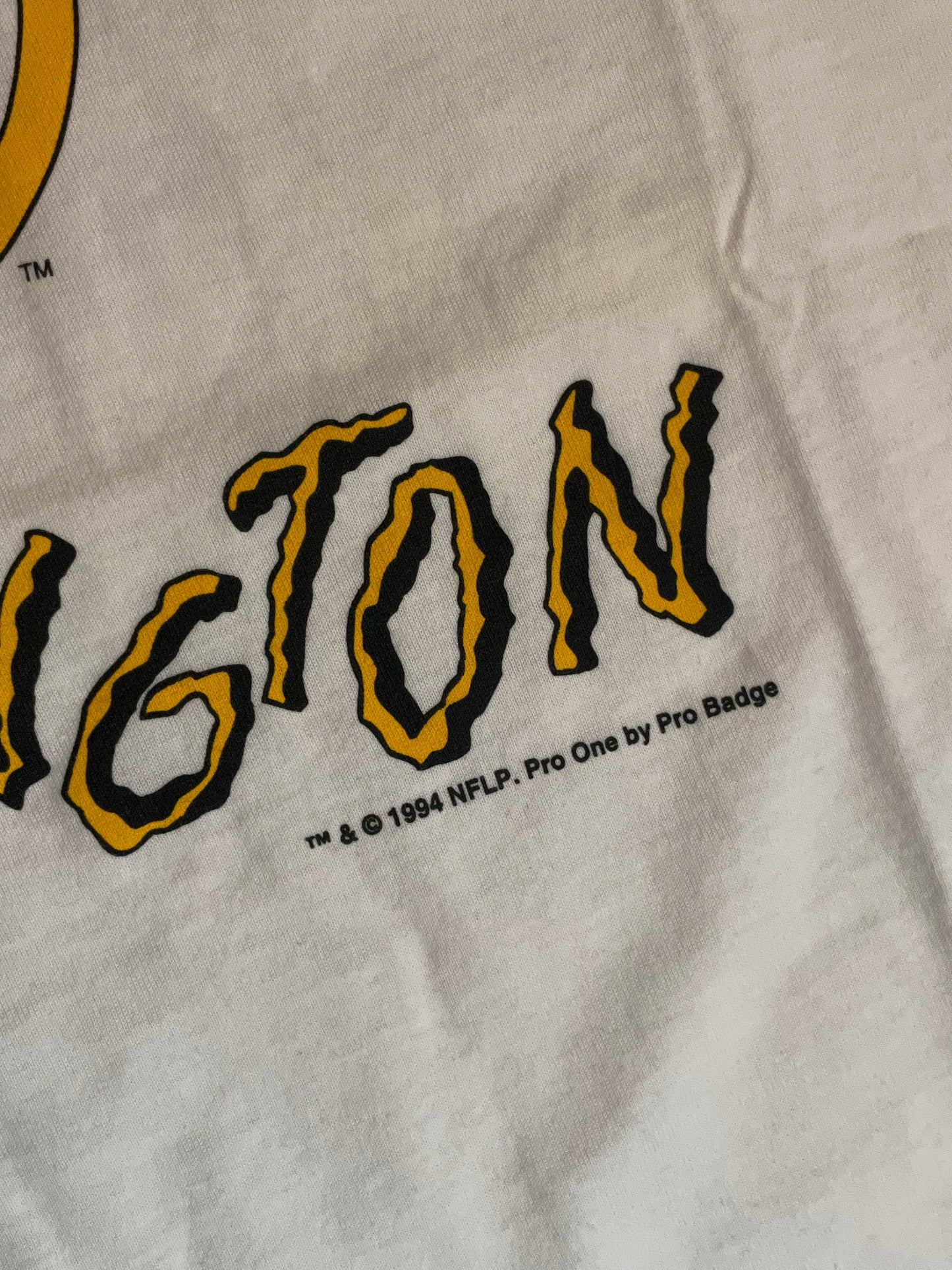 "DS" VINTAGE PRO ONE 1994 WASHINGTON REDSKINS NFL T-SHIRT  SZ: M