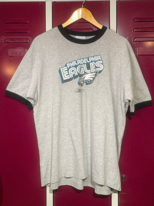 REEBOK PHILADELPHIA EAGLES NFL T-SHIRT  SZ: L