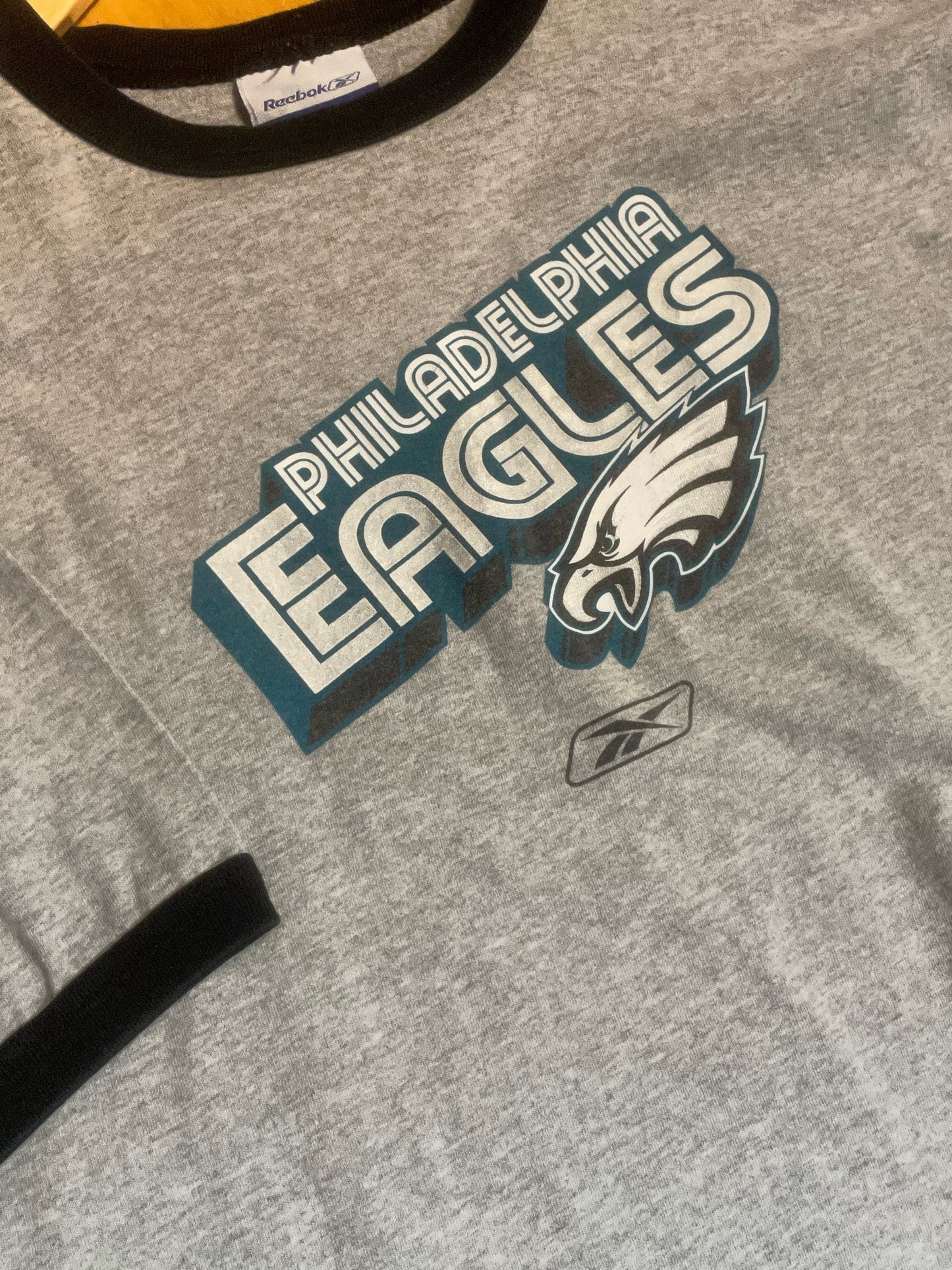 REEBOK PHILADELPHIA EAGLES NFL T-SHIRT SZ: L
