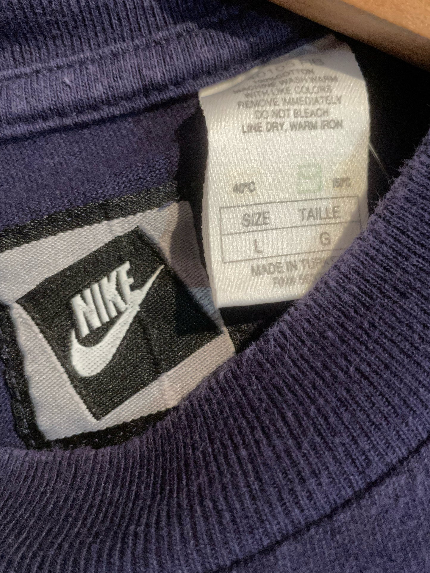 VINTAGE NIKE LONG SLEEVES T-SHIRT  SZ: L