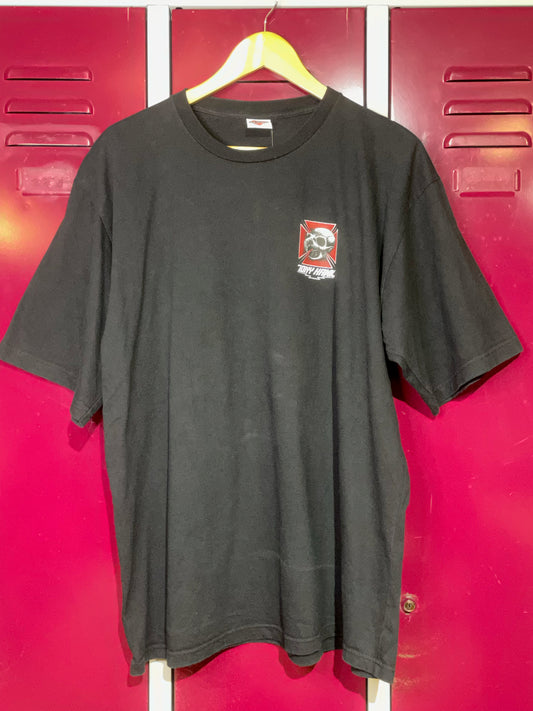VINTAGE 1999 TONY HAWK POWELL PERALTA SKATEBOARD T-SHIRT  SZ: L