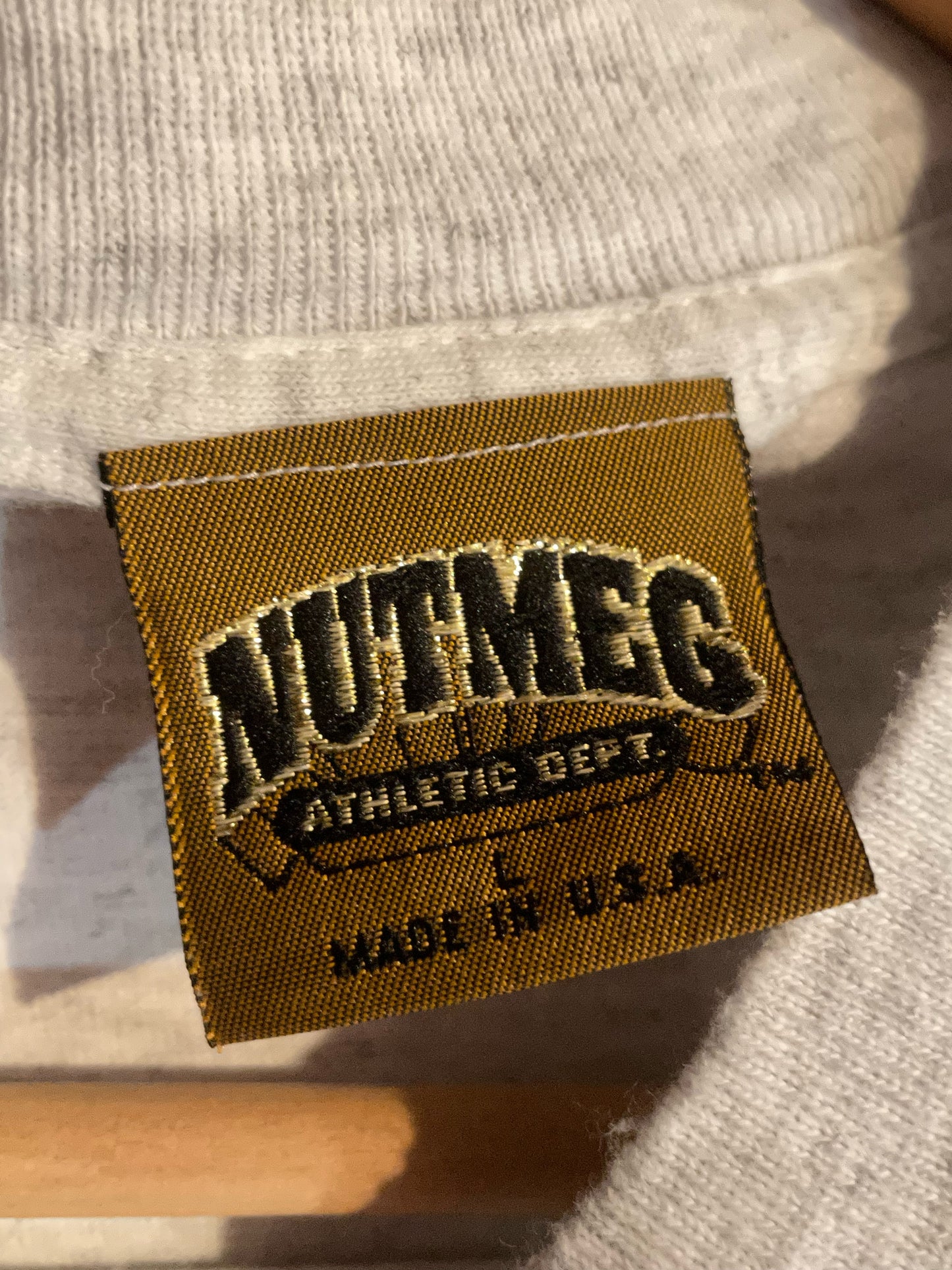 VINTAGE 90S NUTMEG SAN JOSE SHARKS NHL T-SHIRT SZ: L