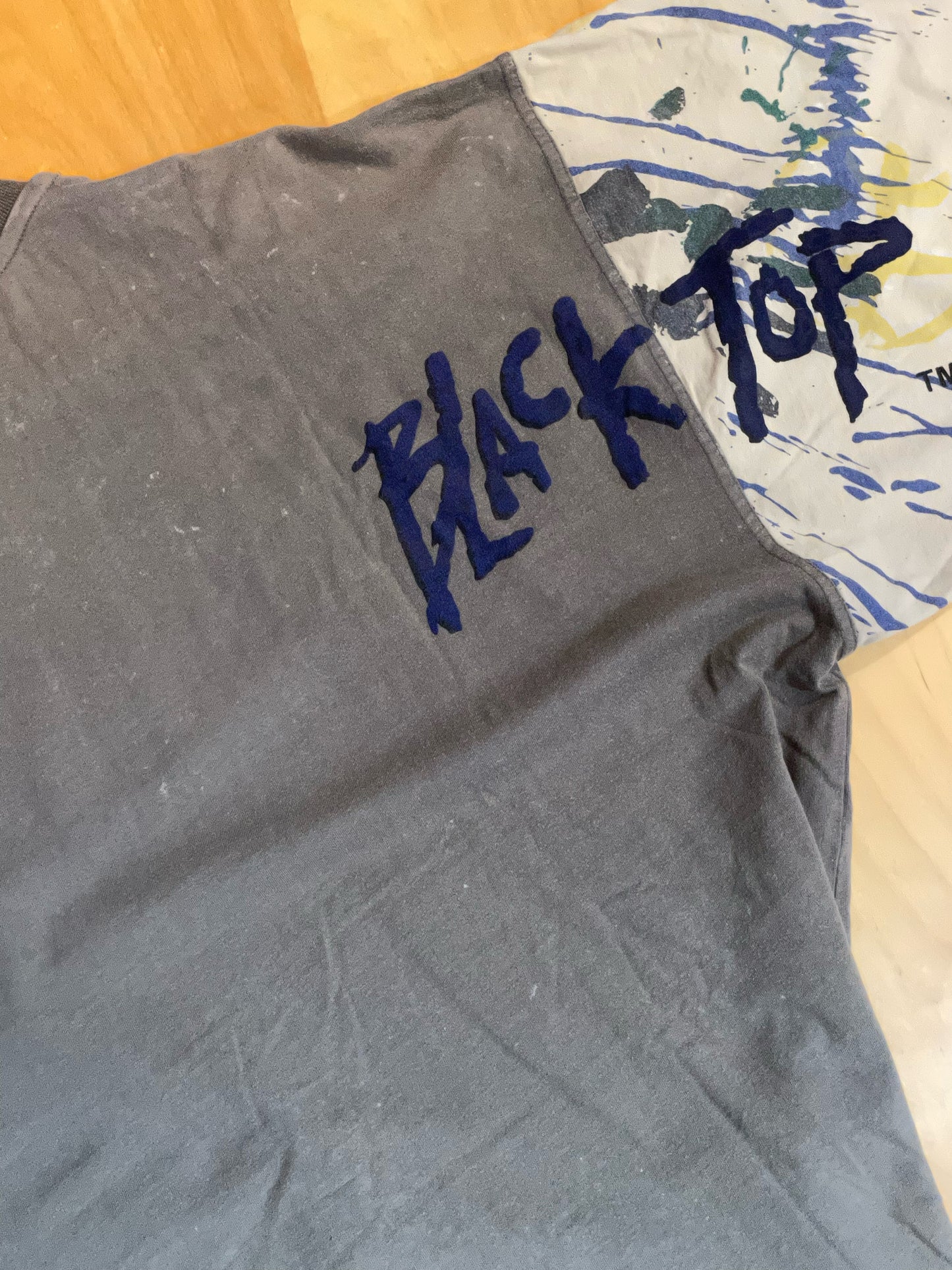 VINTAGE 90S REEBOK BLACKTOP BASKETBALL T-SHIRT SZ: XL
