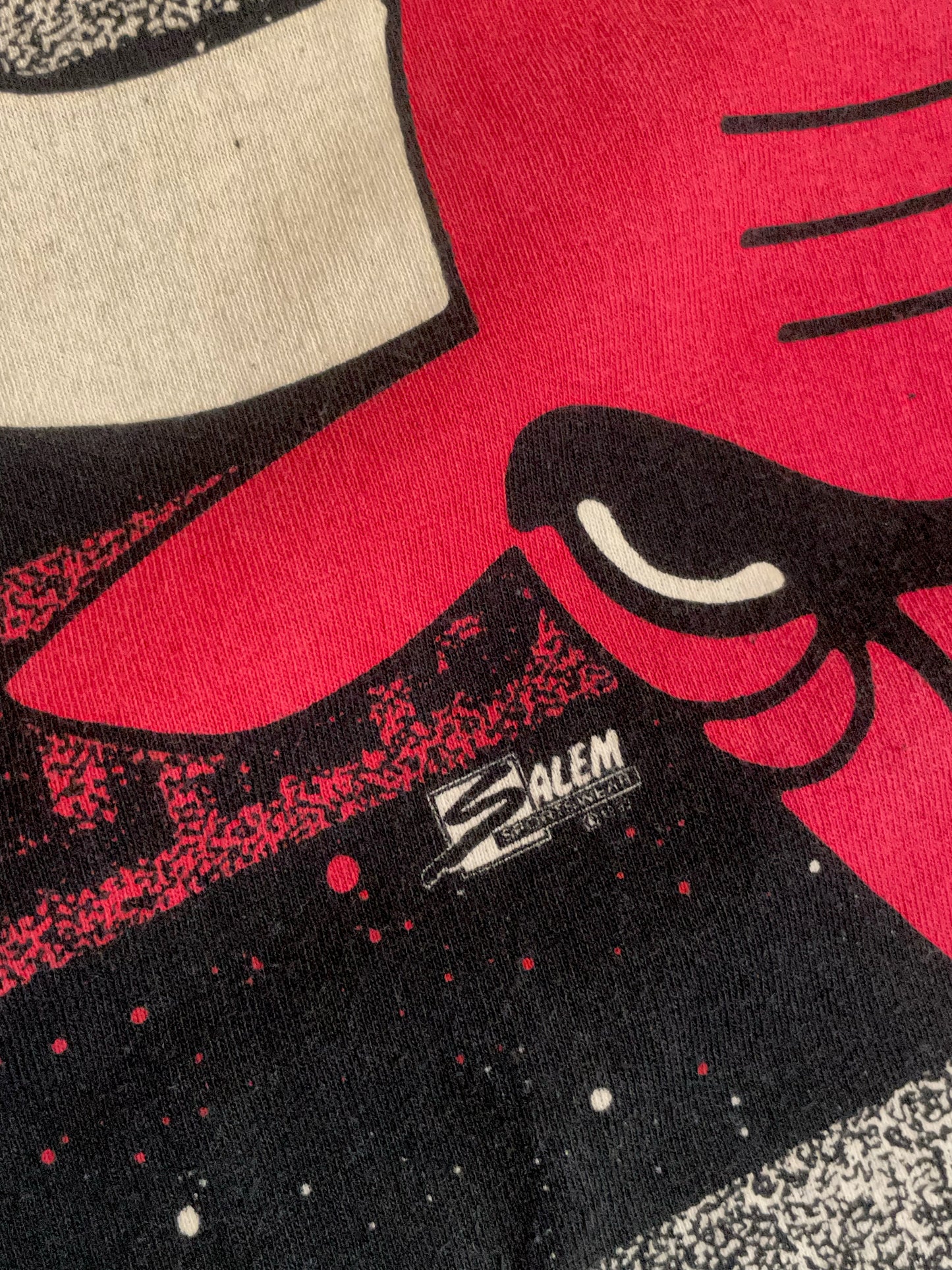 VINTAGE 90S SALEM SPORTWEAR CHICAGO BULLS NBA T-SHIRT SZ: L