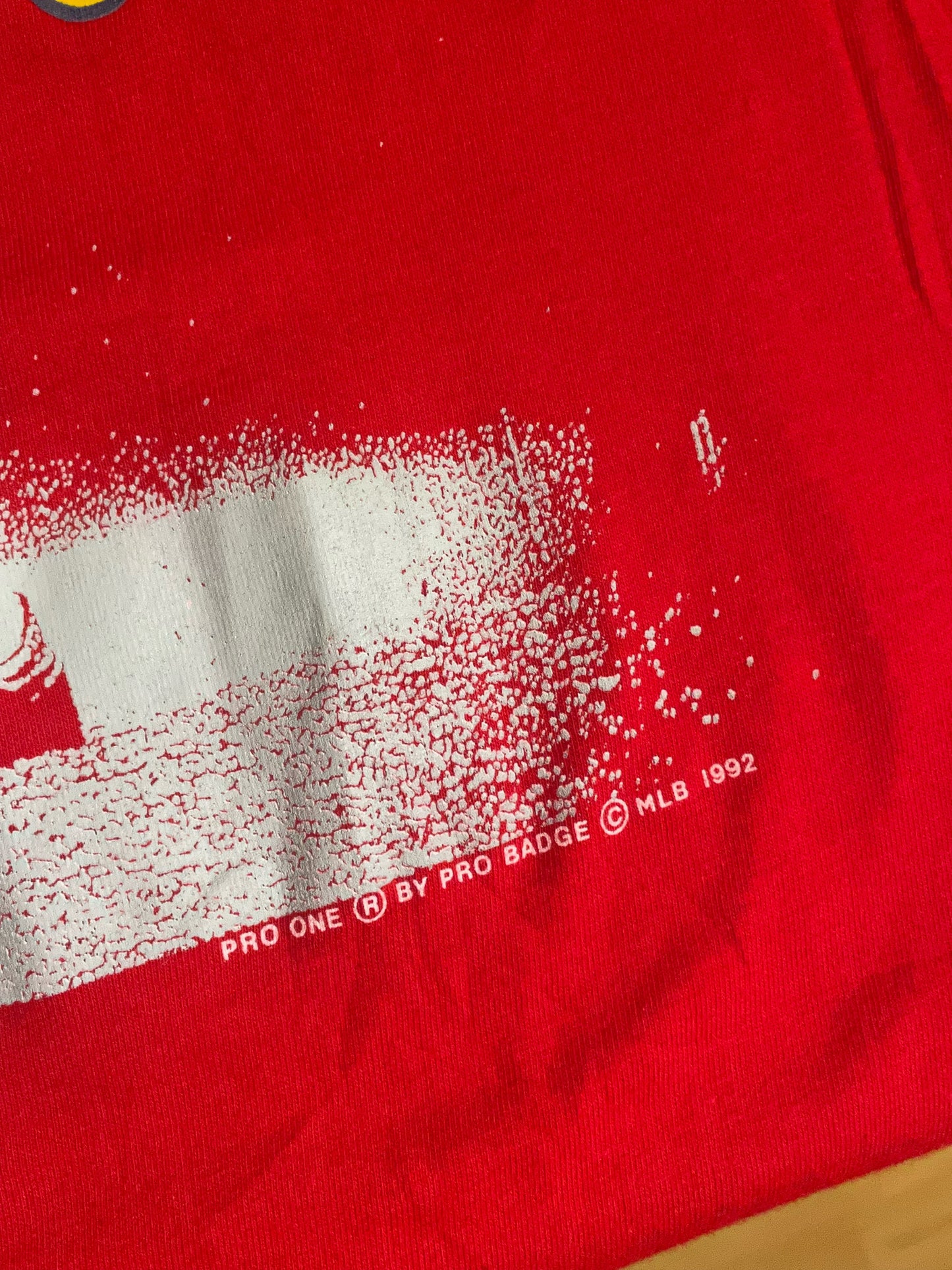 "DS" VINTAGE PRO ONE 1992 ST. LOUIS CARDINALS MLB BASEBALL  T-SHIRT  SZ: XL