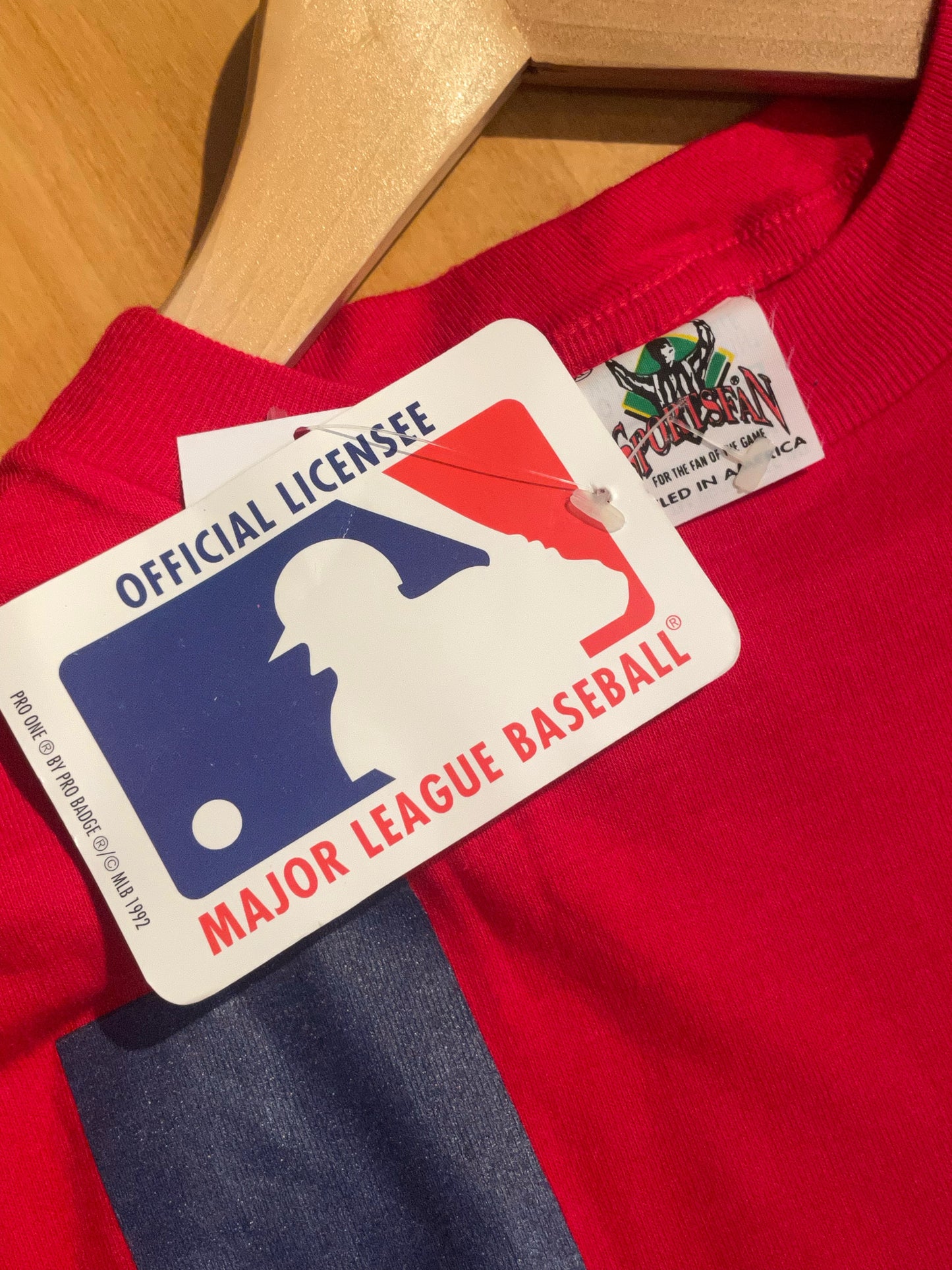 "DS" VINTAGE PRO ONE 1992 ST. LOUIS CARDINALS MLB BASEBALL  T-SHIRT  SZ: XL