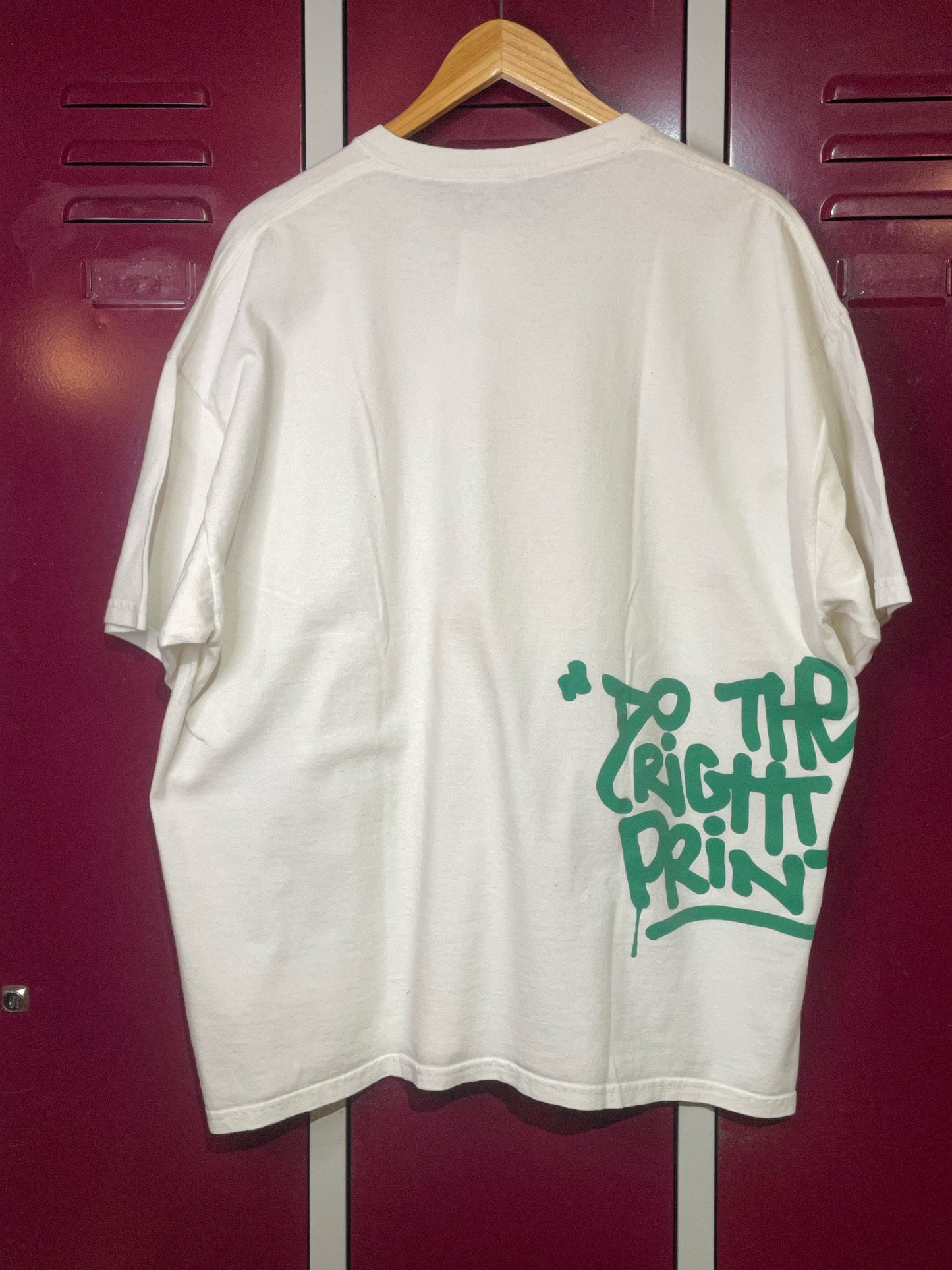 DTRP DO THE RIGHT PRINT SPIKE LEE "MOVIE" T-SHIRT SZ: XXL