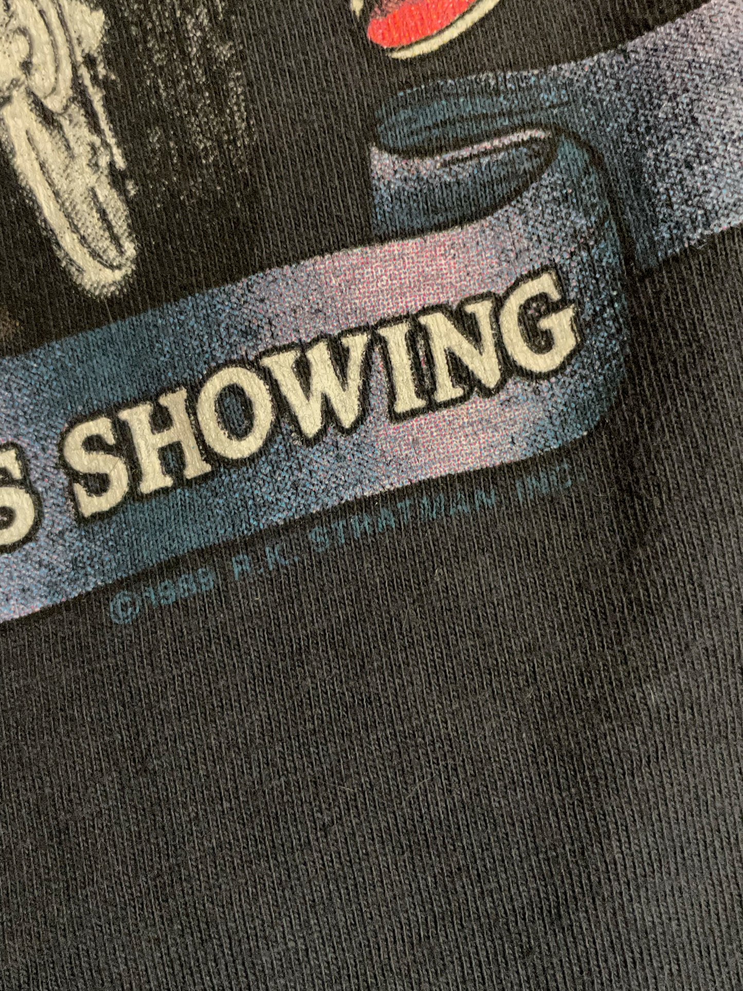 VINTAGE 1989 HANES HARLEY DAVIDSON MOTOR CYCLES T-SHIRT SZ: S