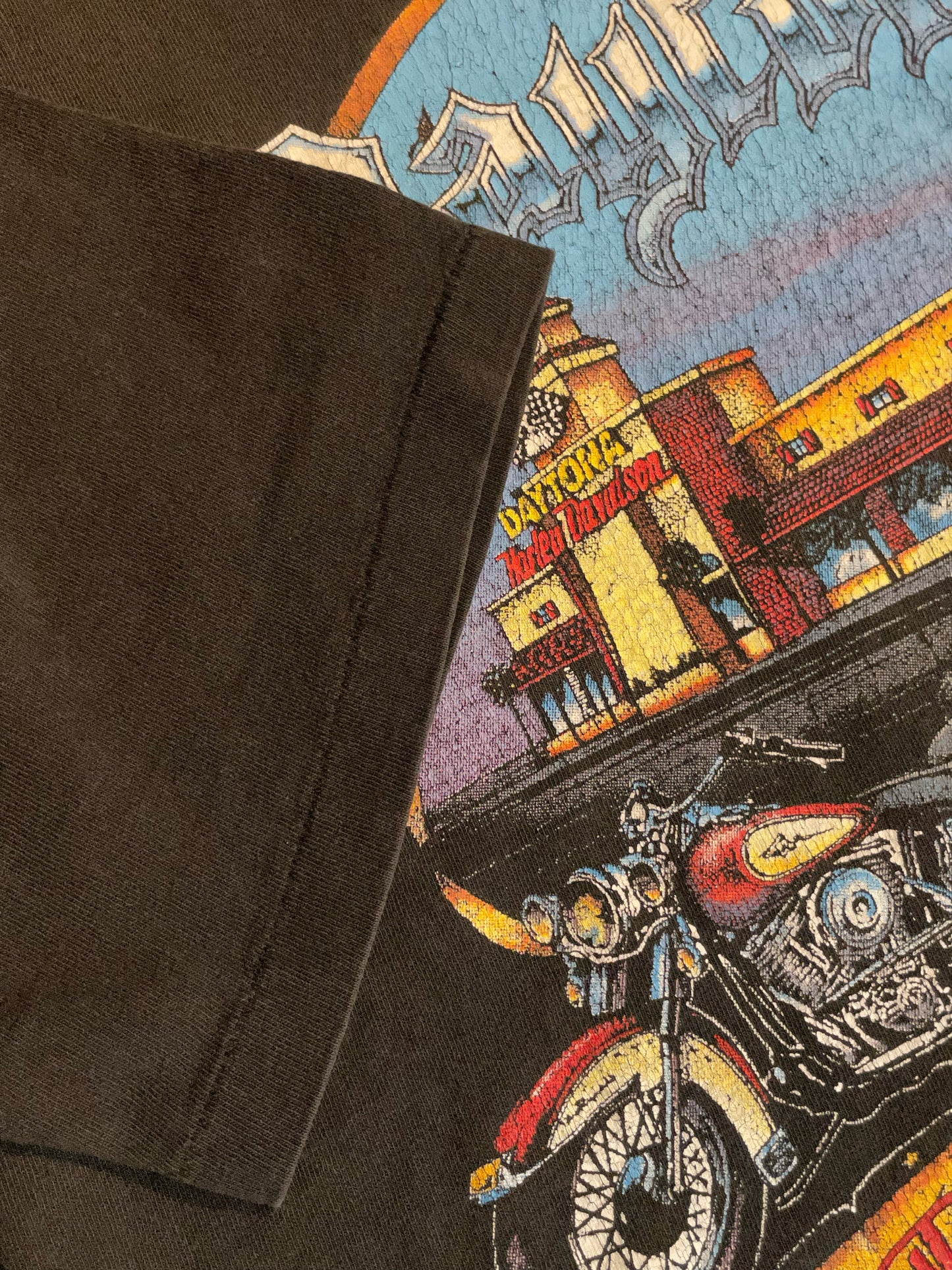 VINTAGE 1994 DAYTONA BEACH HARLEY DAVIDSON MOTOR CYCLES T-SHIRT  SZ: XL