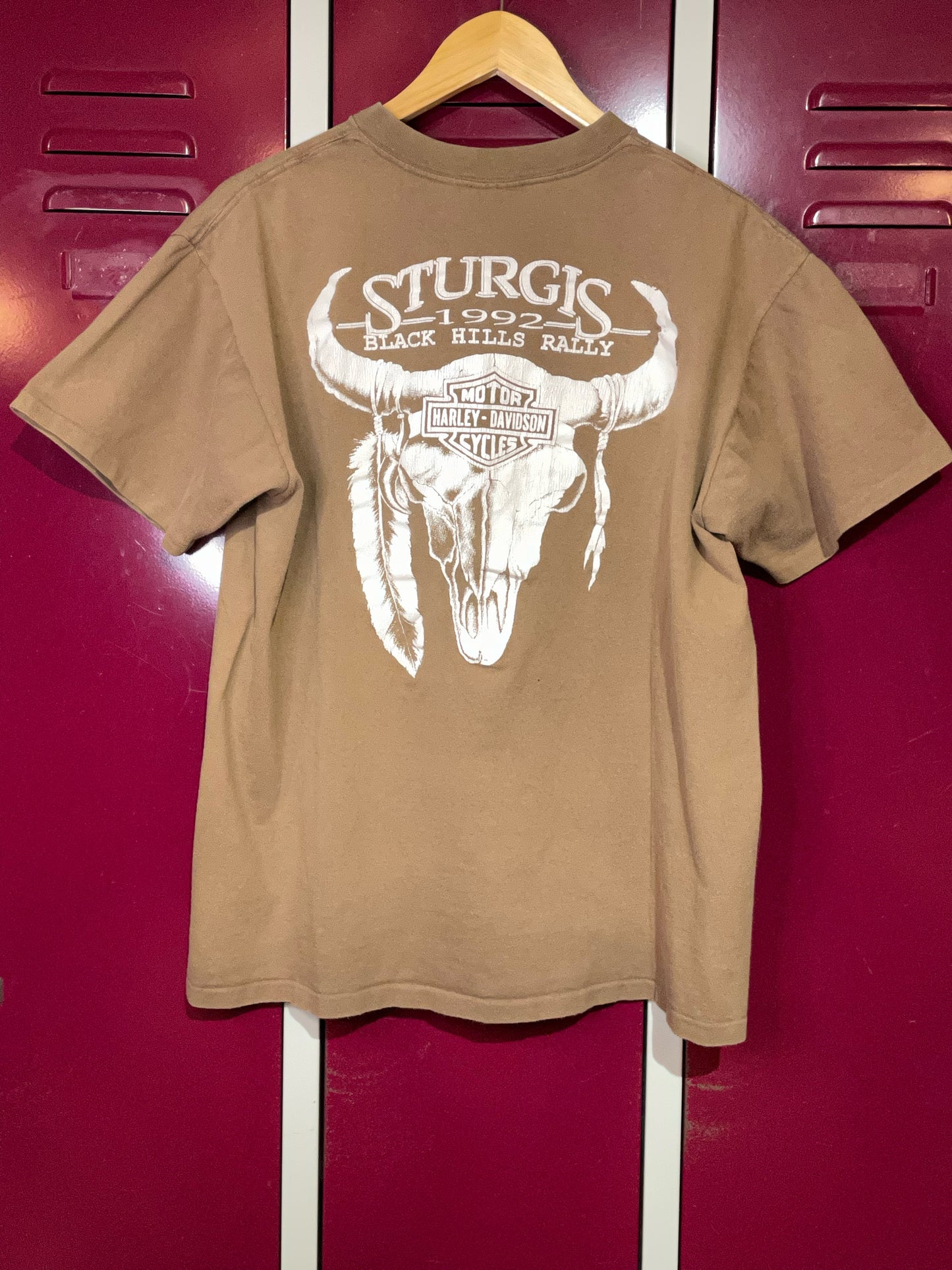 VINTAGE 1991 3D EMBLEM HARLEY DAVIDSON MOTOR CYCLES T-SHIRT  SZ: XL
