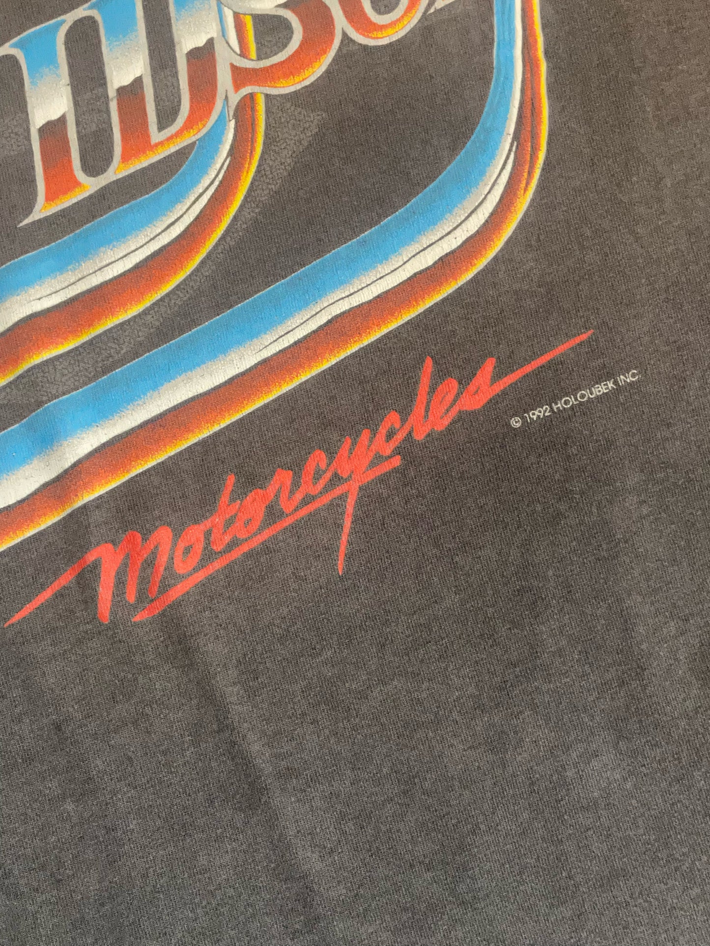 VINTAGE 1992 HARLEY DAVIDSON MOTOR CYCLES T-SHIRT SZ: XL
