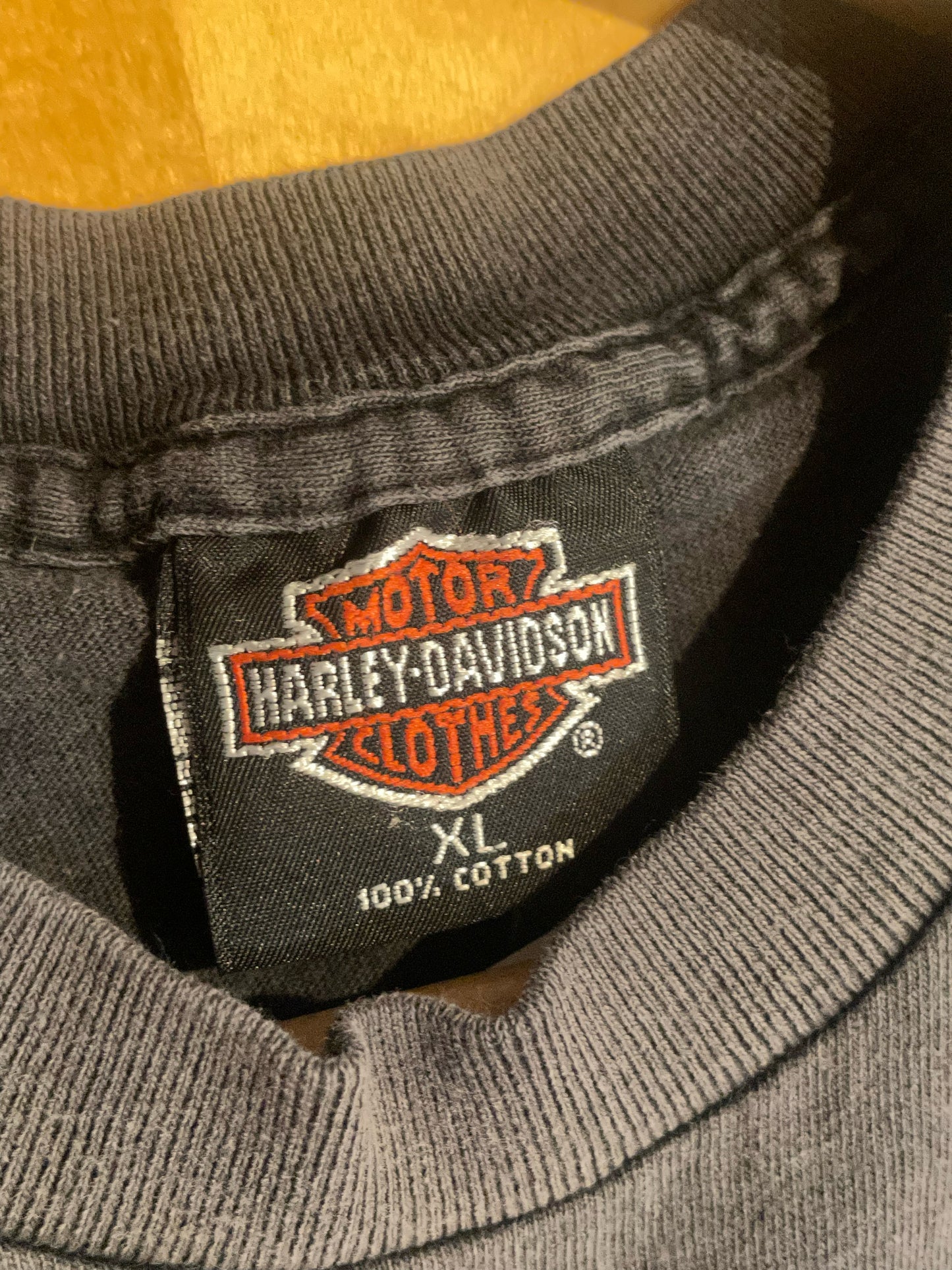 VINTAGE 1992 HARLEY DAVIDSON MOTOR CYCLES T-SHIRT SZ: XL