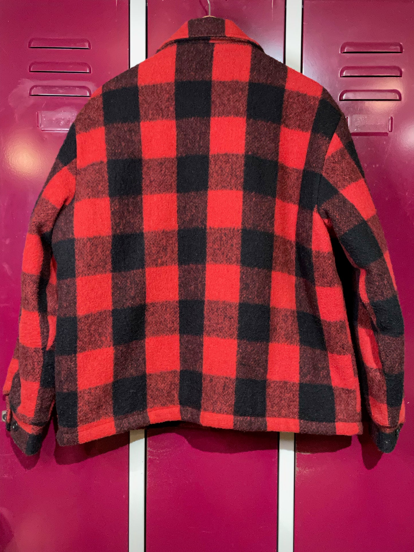 VINTAGE FOX KNAPP FLANNEL JACKET SZ: L