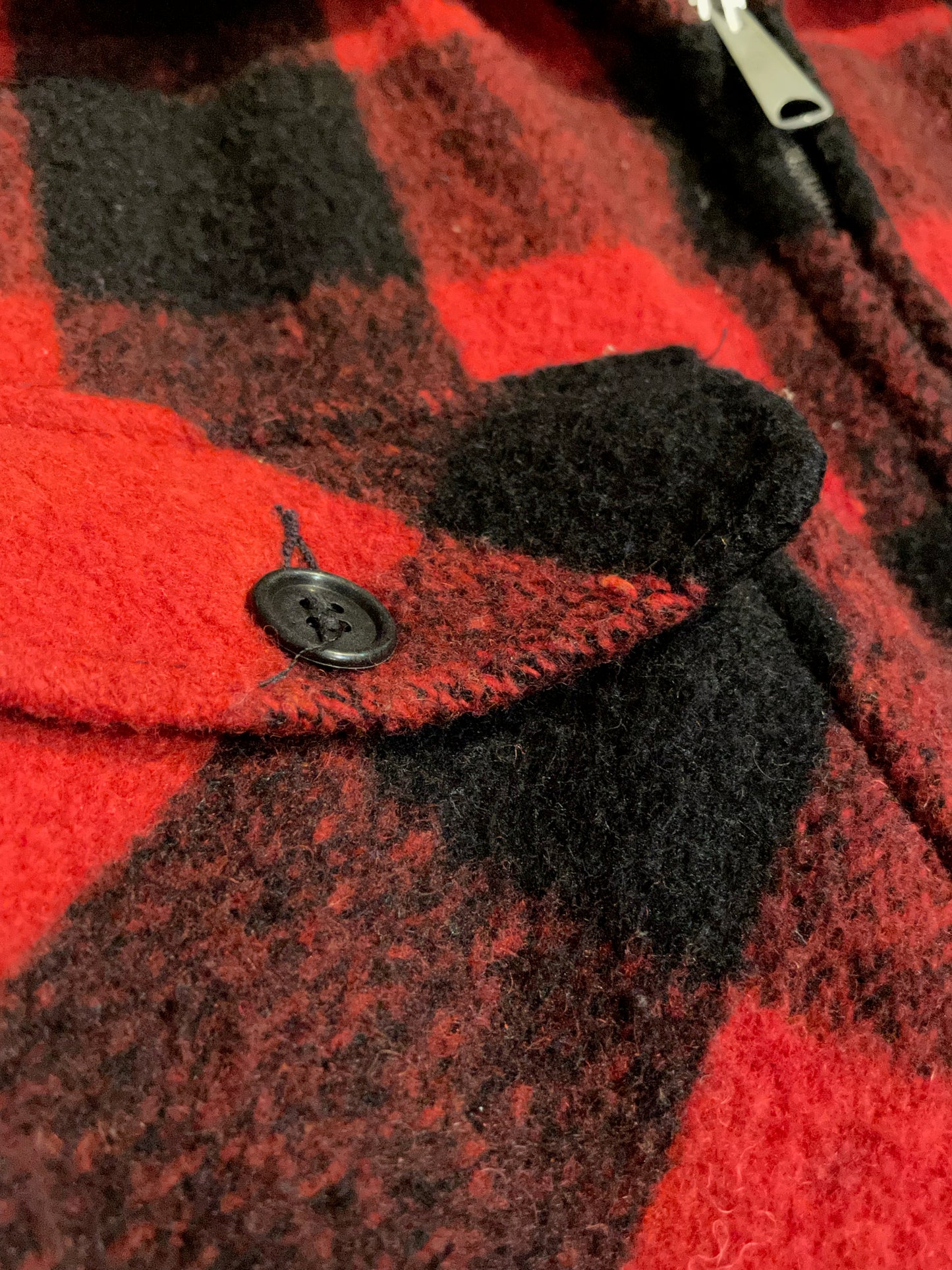 VINTAGE FOX KNAPP FLANNEL JACKET SZ: L