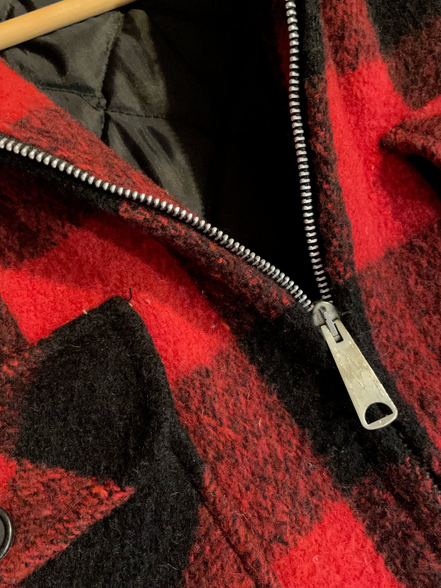 VINTAGE FOX KNAPP FLANNEL JACKET SZ: L