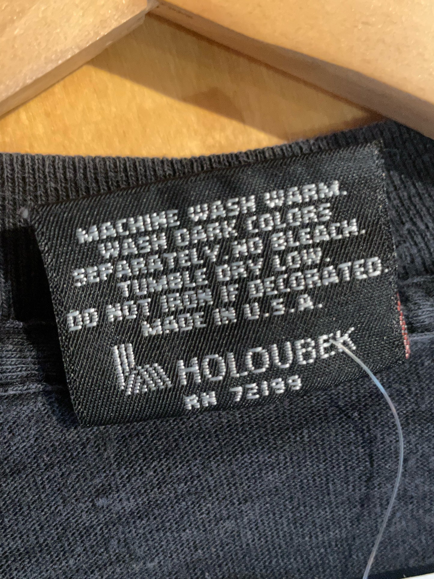 VINTAGE 1991 BLOCKHEAD HARLEY DAVIDSON MOTOR CYCLES T-SHIRT  SZ: XL