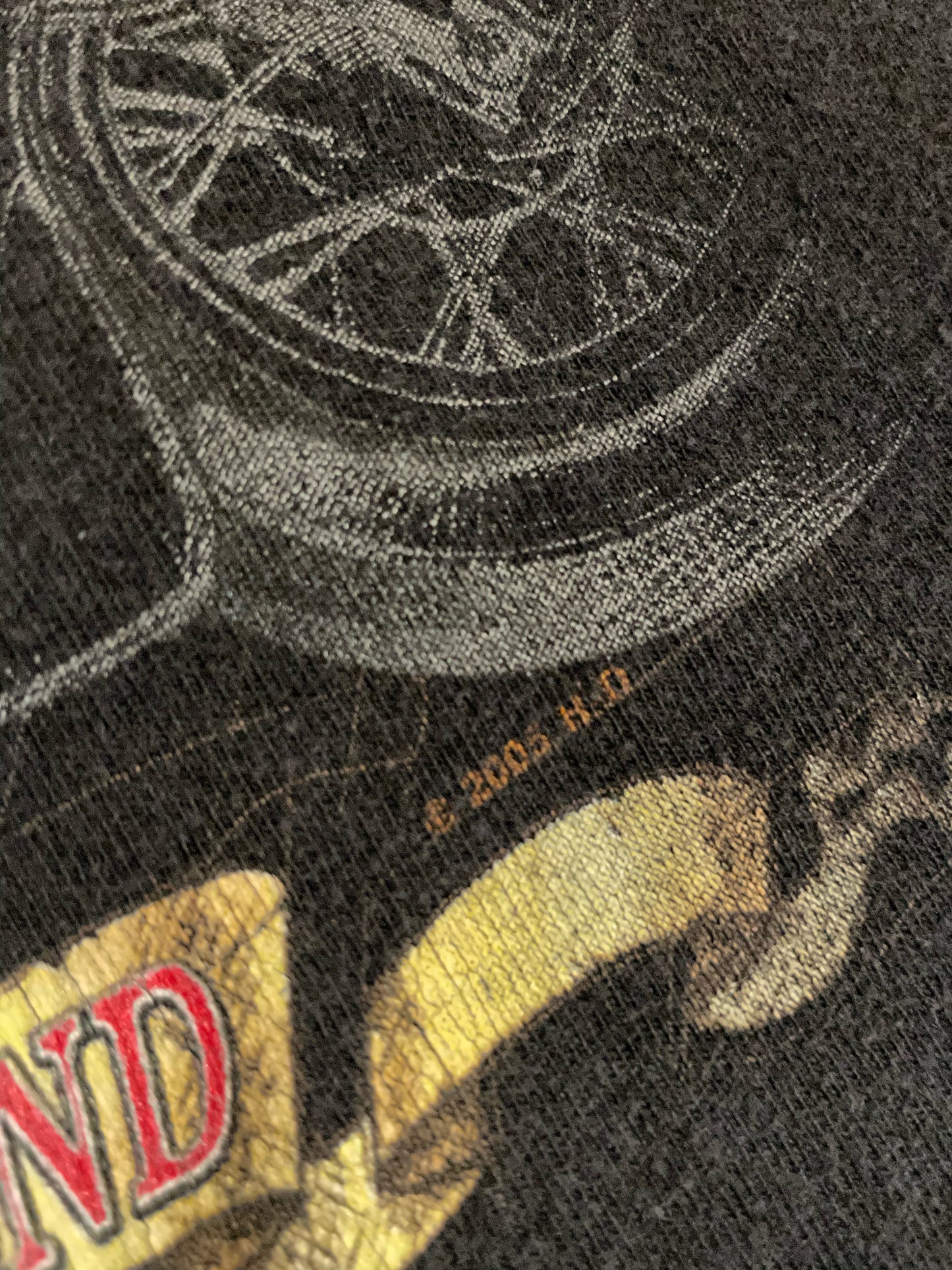 2005 HARLEY DAVIDSON MOTOR CYCLES T-SHIRT SZ: XL