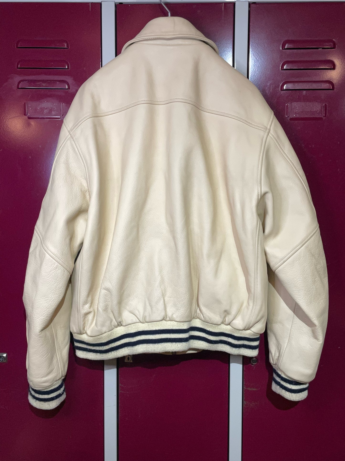 REDSKINS 00S LEATHER VARSITY JACKET SZ: 48/50