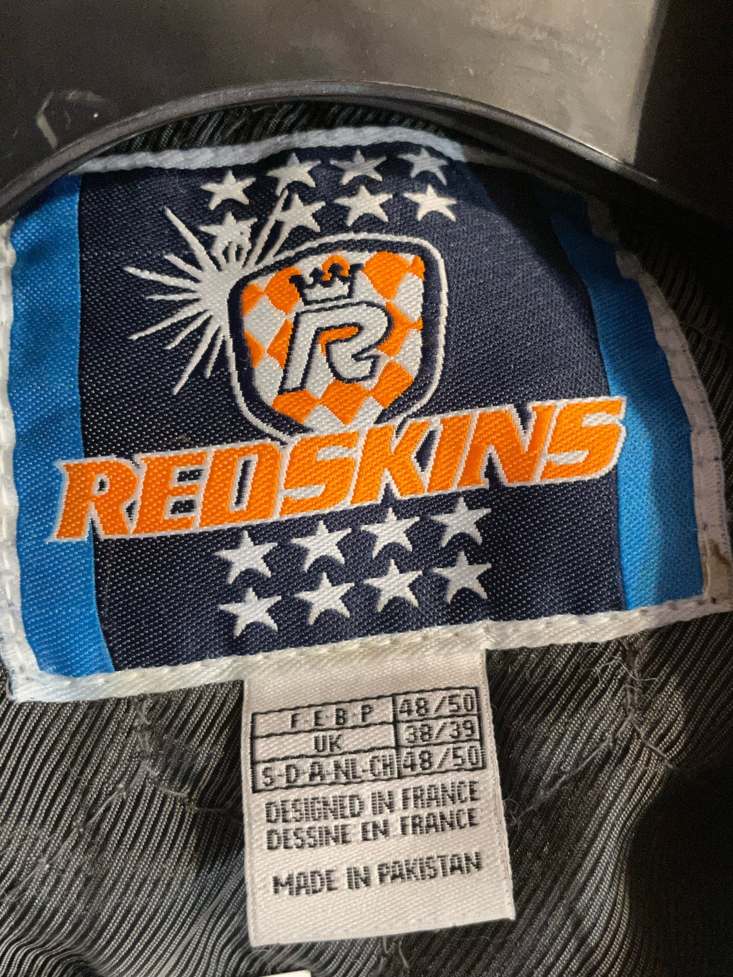 REDSKINS 00S LEATHER VARSITY JACKET SZ: 48/50