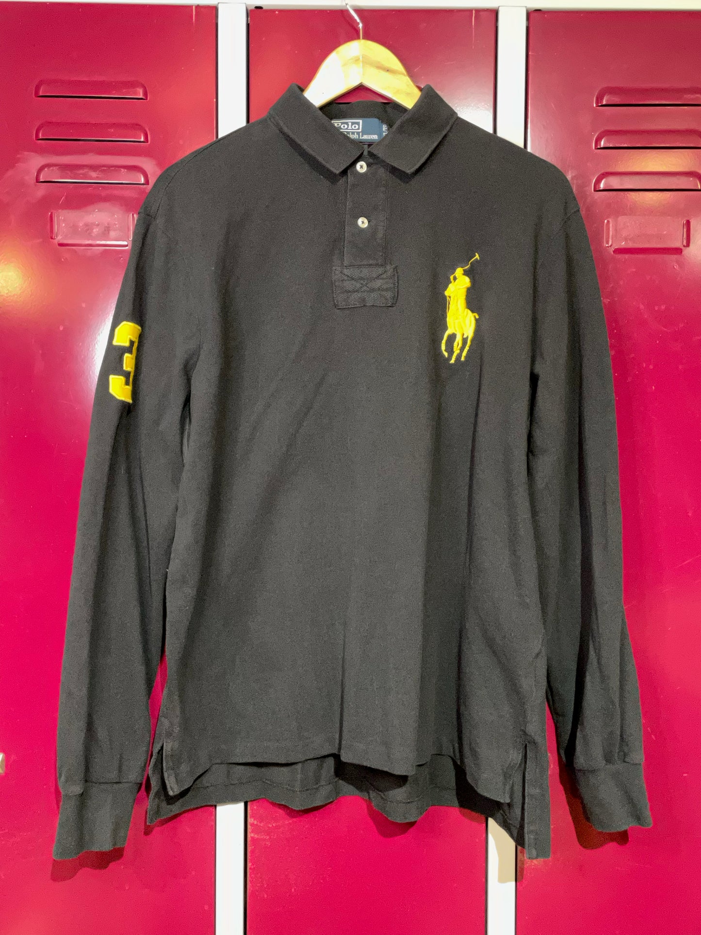 POLO RALPH LAUREN LONG SLEEVES POLO SZ: XL
