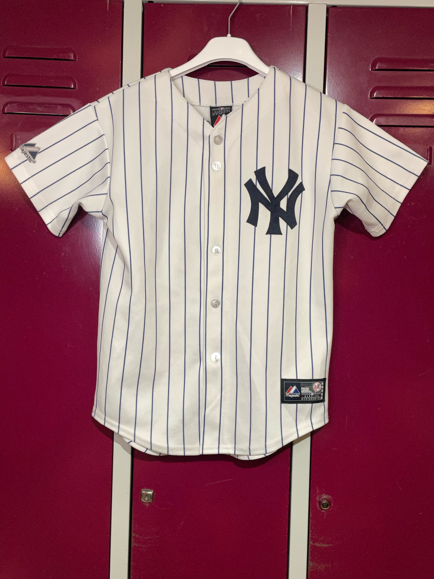 "KIDS" MAJESTIC NEW YORK YANKEES "ALEX RODRIGUEZ" MLB BASEBALL JERSEY SZ: M (KIDS)
