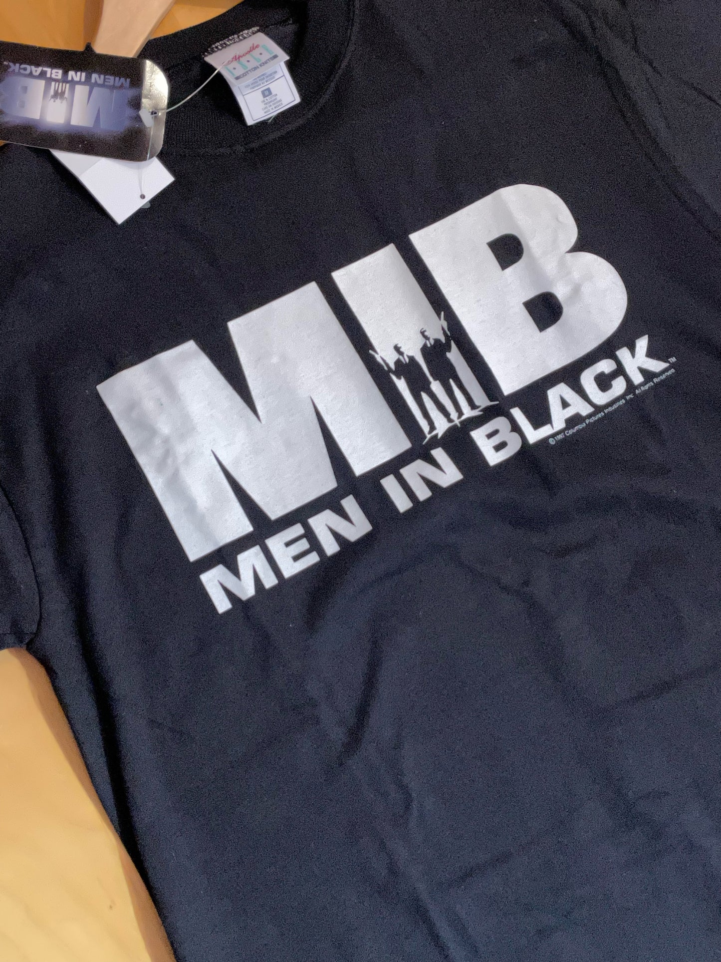 "DS" VINTAGE MIB MEN IN BLACK 1997 MOVIE T-SHIRT SZ: M