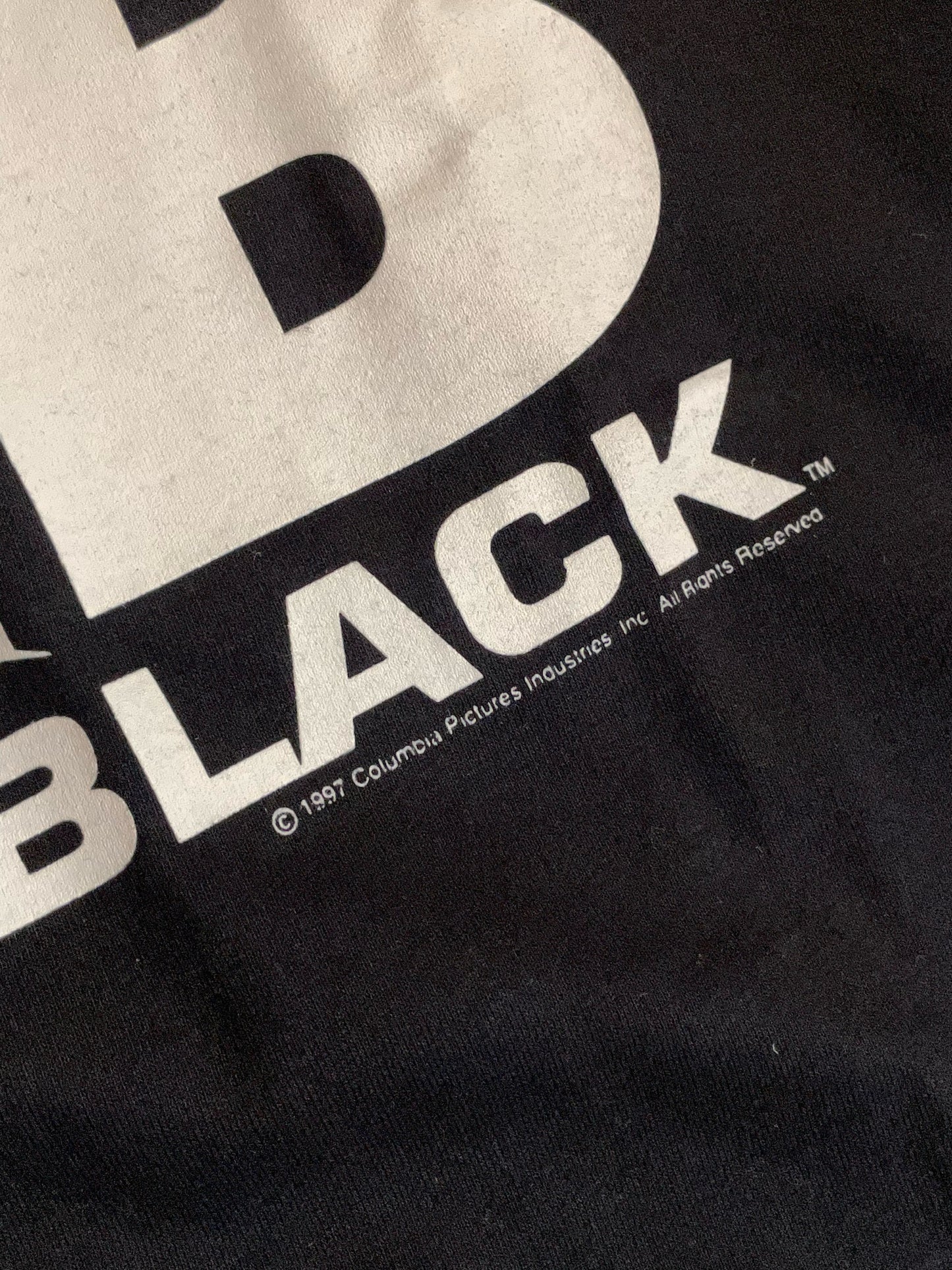 "DS" VINTAGE MIB MEN IN BLACK 1997 MOVIE T-SHIRT SZ: M