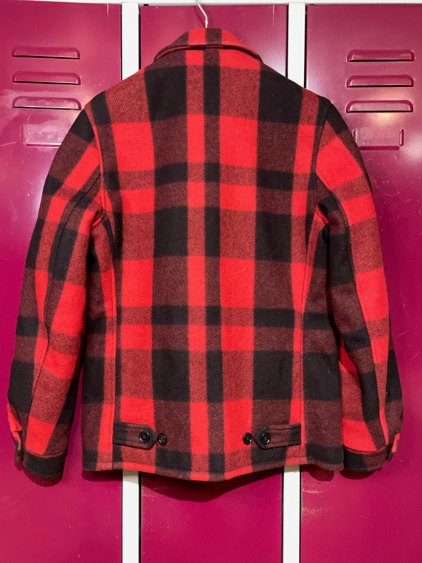 SCHOTT N.Y.C MADE IN U.S.A PLAID JACKET  SZ: S