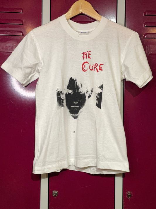 "KIDS/WOMEN" VINTAGE THE CURE MUSIC BAND T-SHIRT  SZ: S