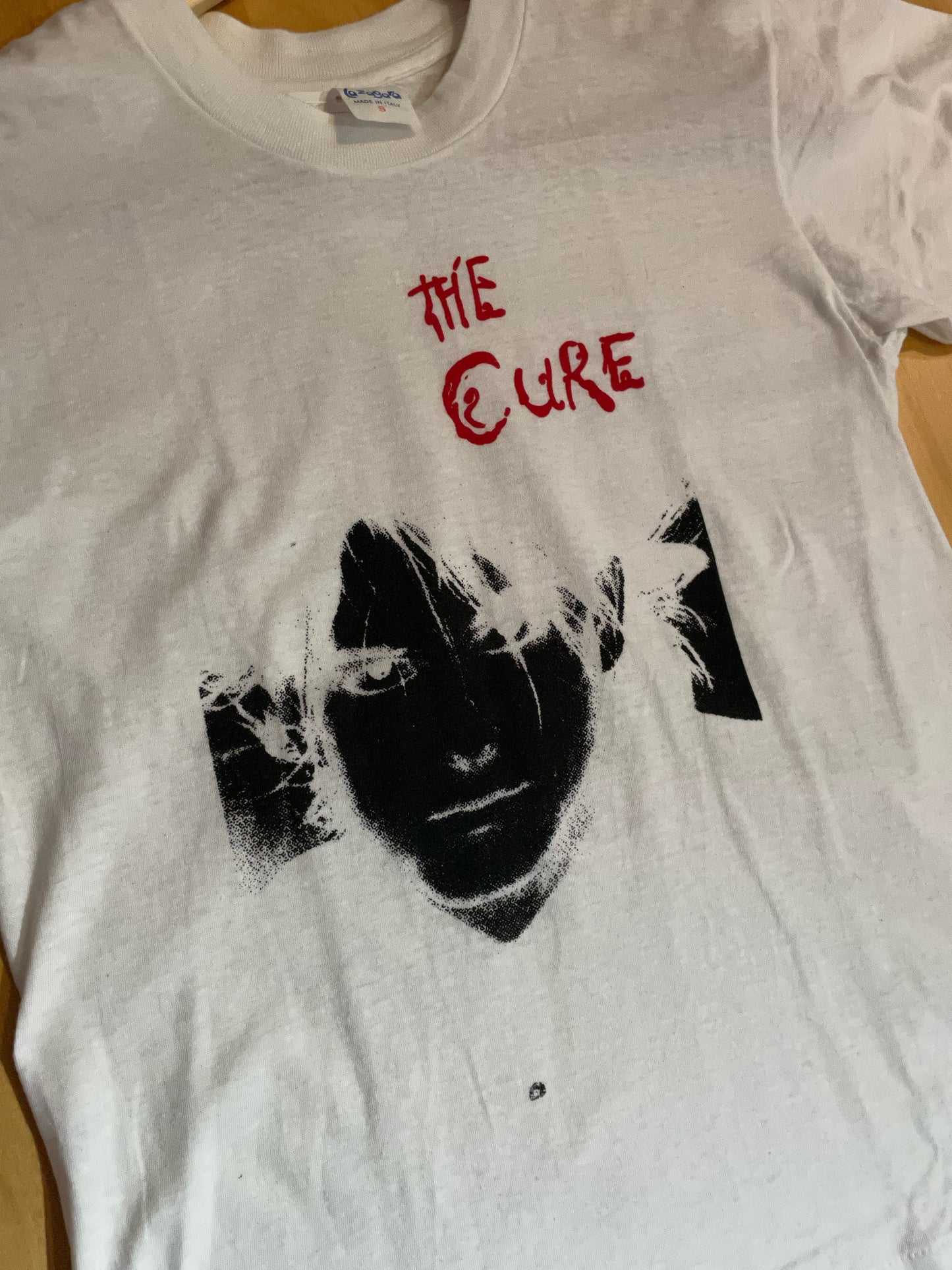 "KIDS/WOMEN" VINTAGE THE CURE MUSIC BAND T-SHIRT SZ: S