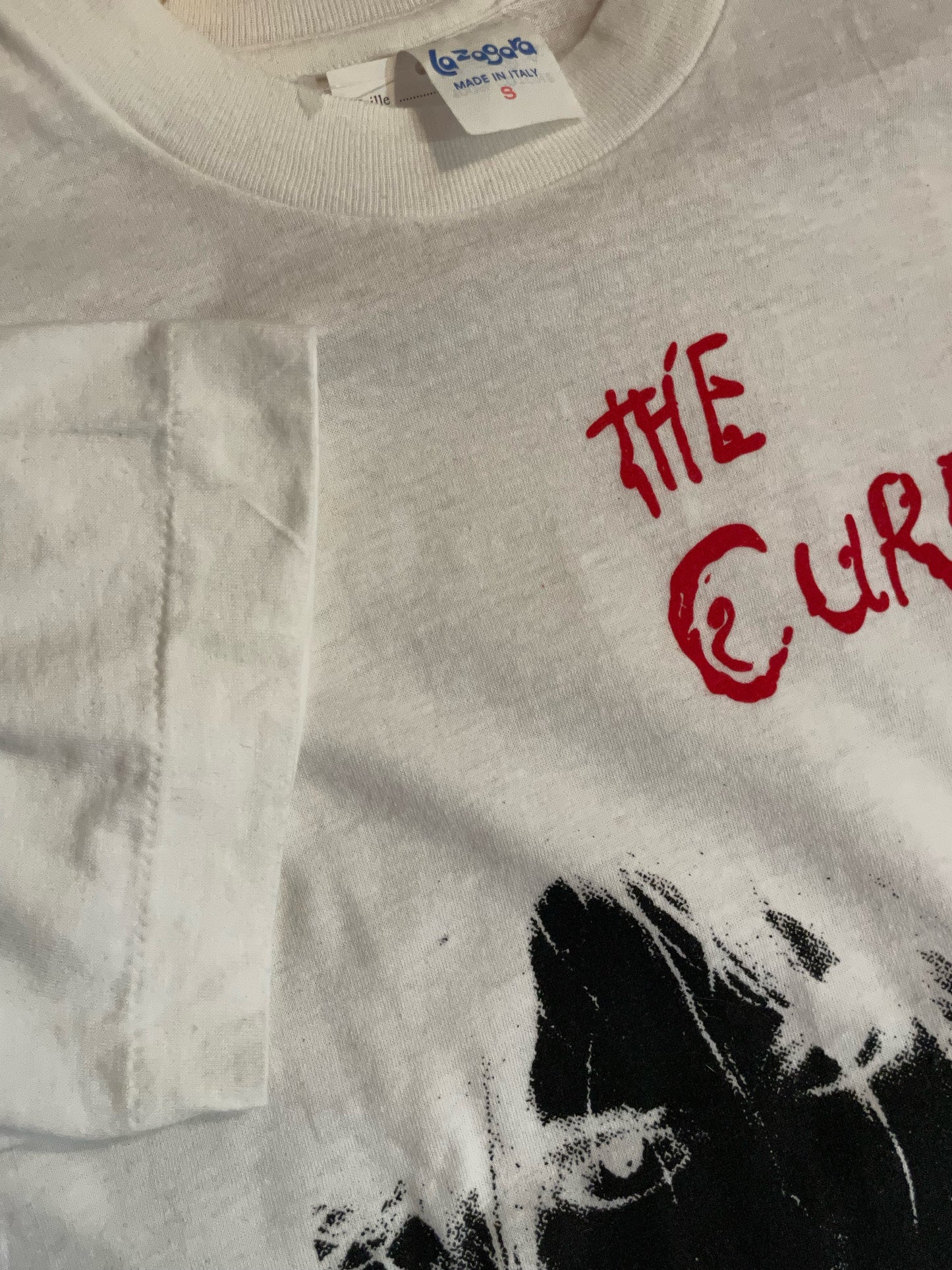 "KIDS/WOMEN" VINTAGE THE CURE MUSIC BAND T-SHIRT SZ: S