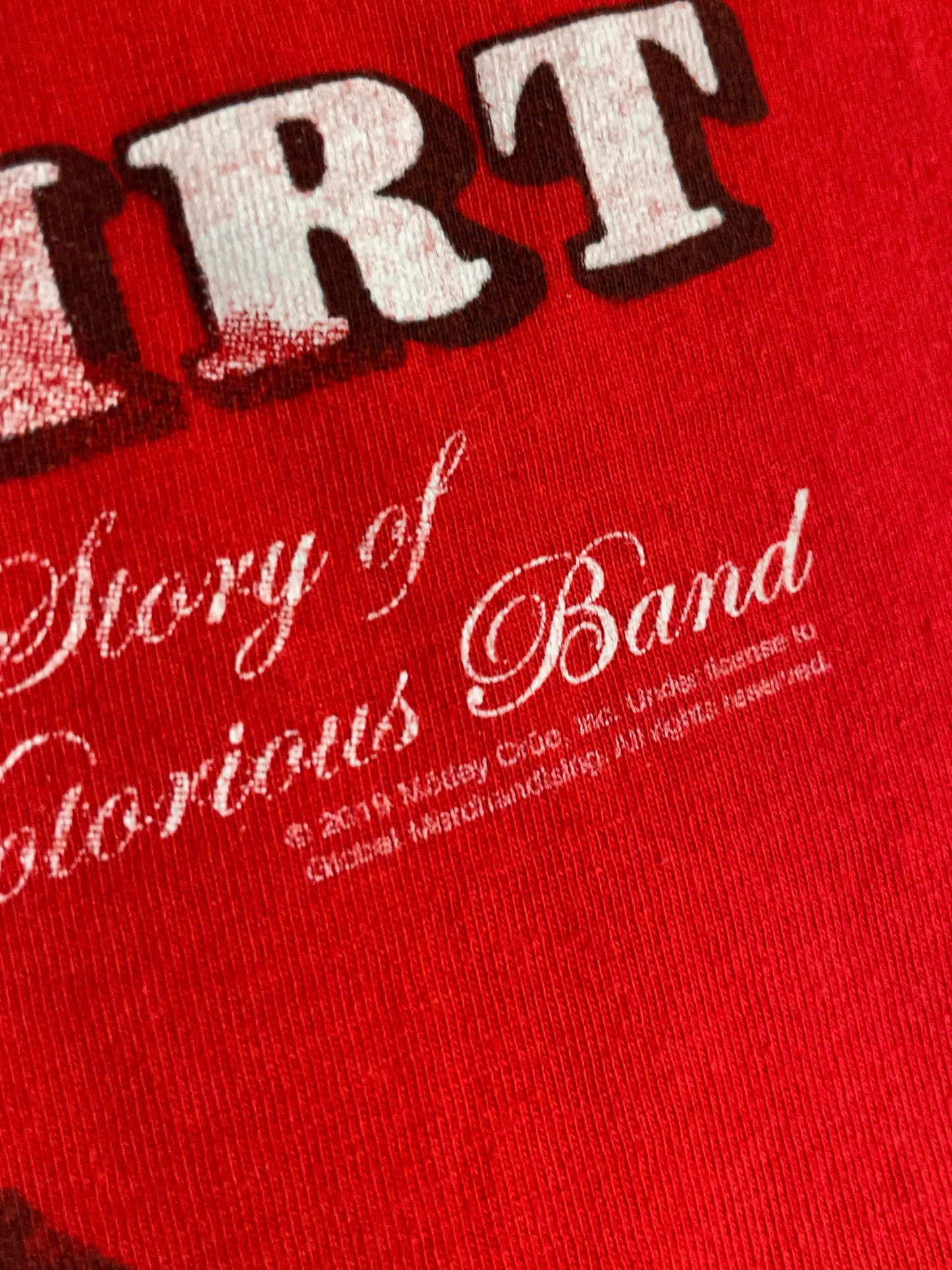 MOTLEY CRUE "THE DIRT" ROCK BAND T-SHIRT SZ: S