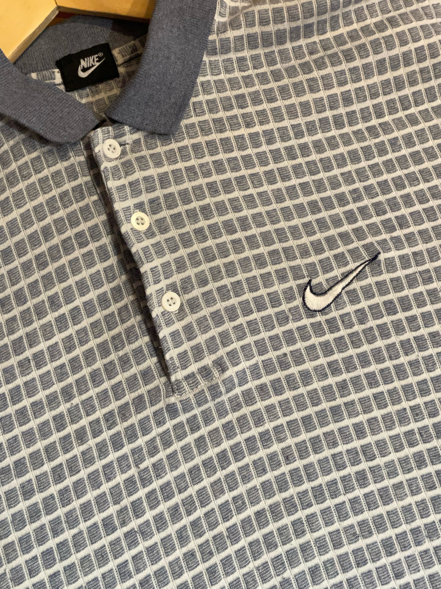 VINTAGE 90S NIKE GOLF LONG SLEEVES POLO SZ: L