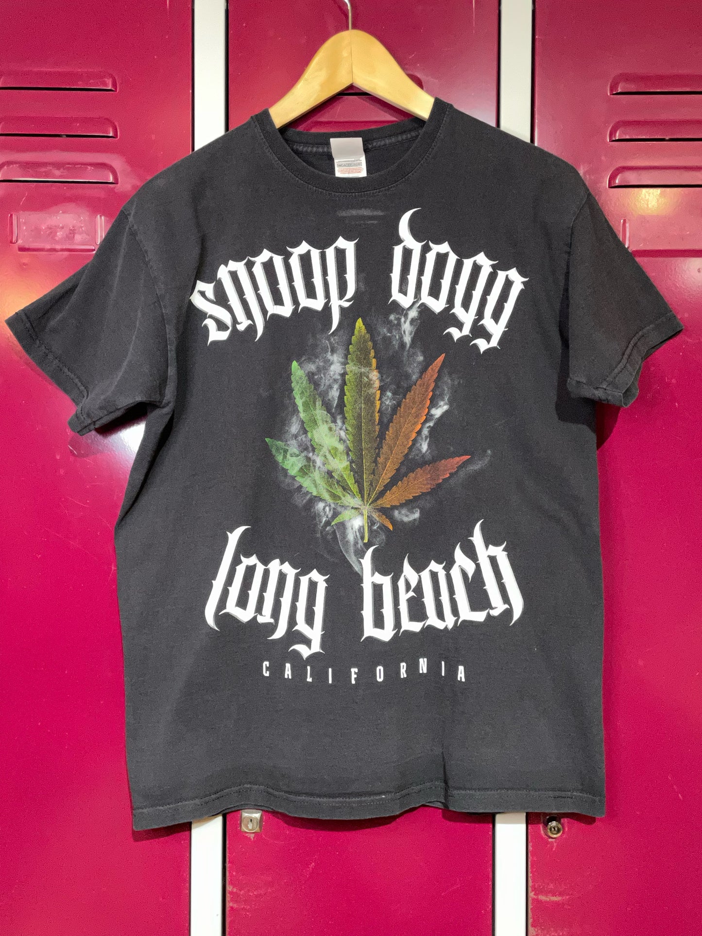 SNOOP DOGG "LONG BEACH" EUROPEAN TOUR 2014 RAP MUSIC T-SHIRT SZ: M