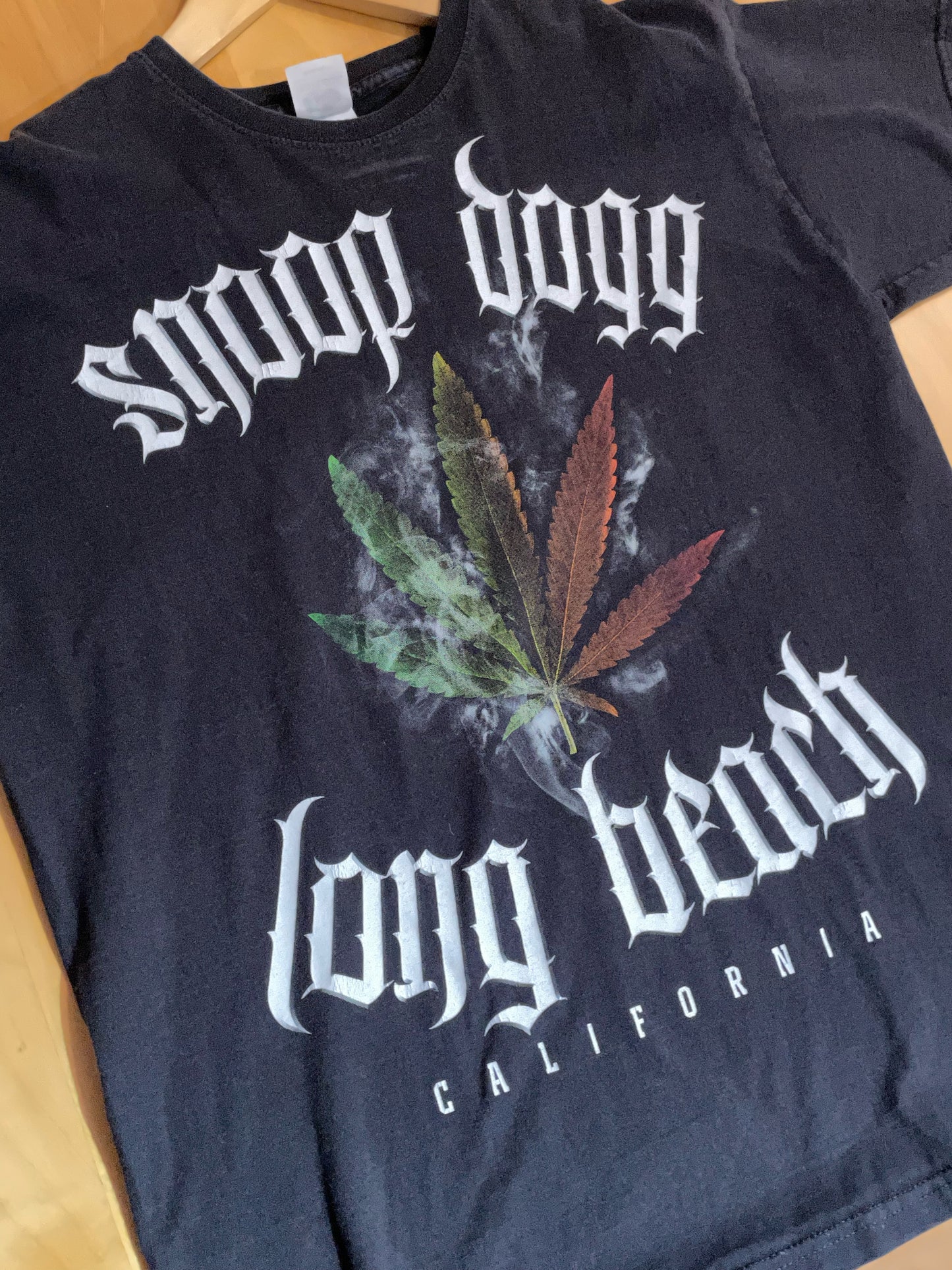 SNOOP DOGG "LONG BEACH" EUROPEAN TOUR 2014 RAP MUSIC T-SHIRT SZ: M