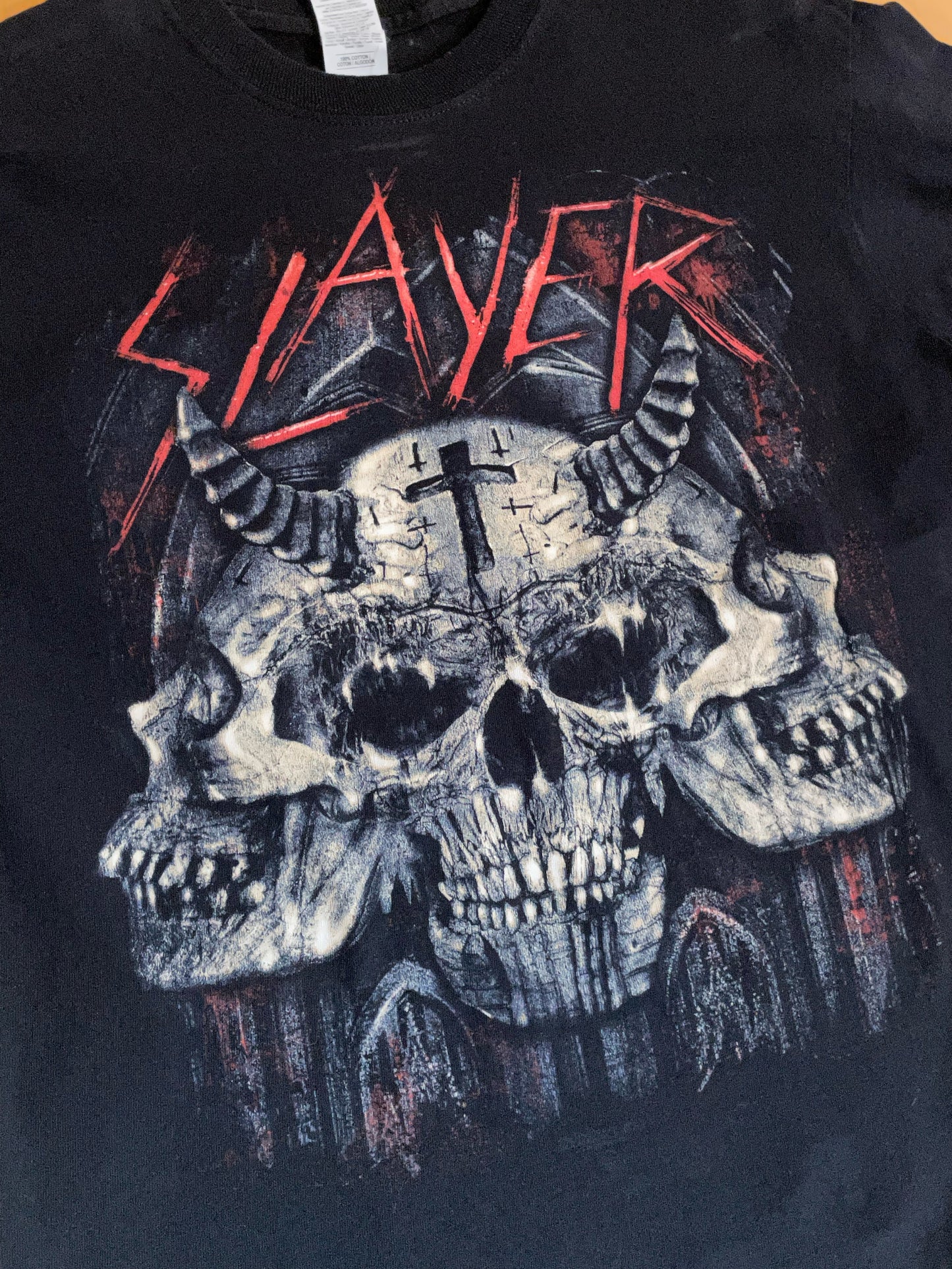 SLAYER MUSICBAND LONG SLEEVE T-SHIRT SZ: M