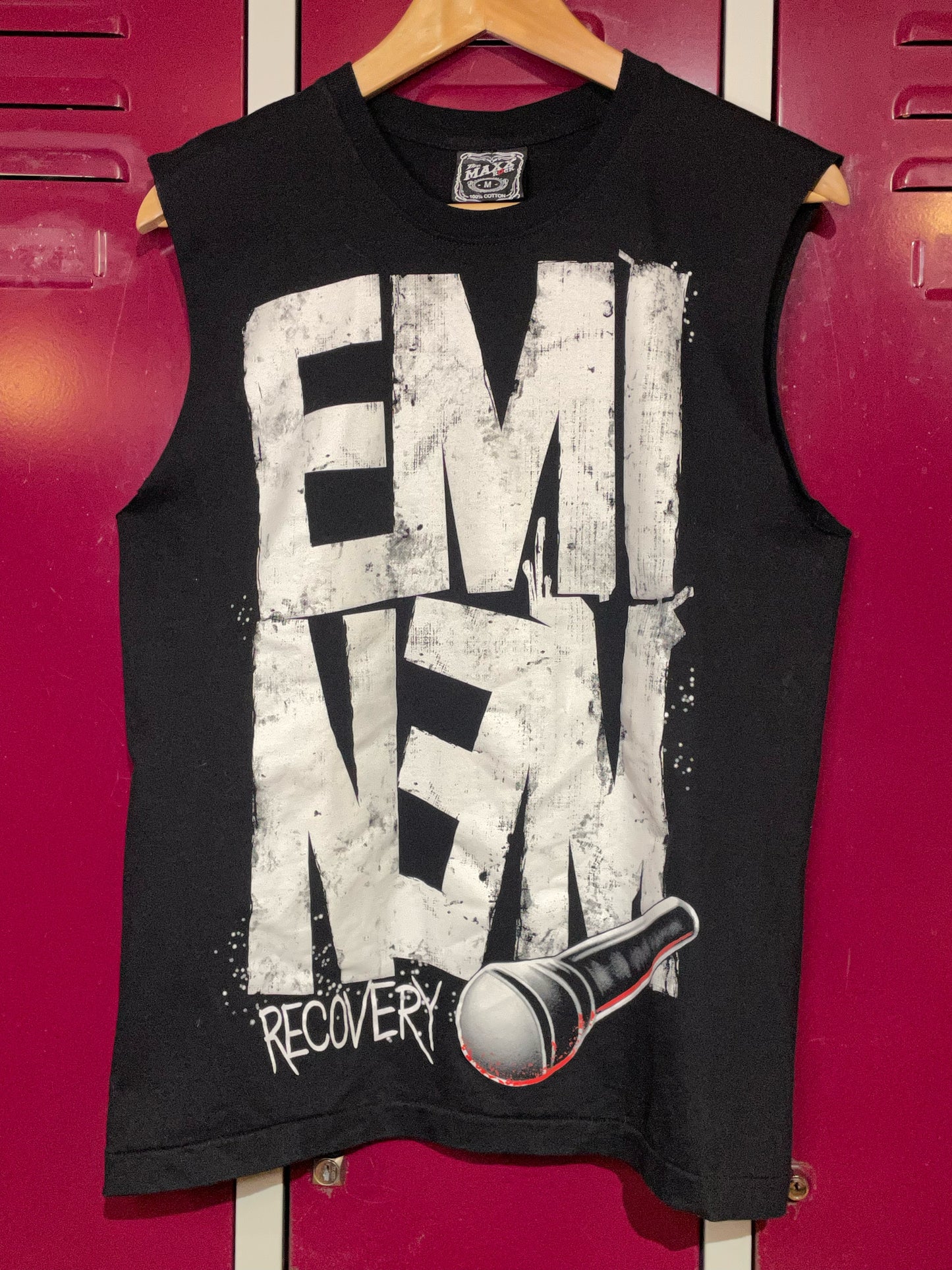 EMINEM "RECOVERY" HIP-HOP RAP TRUCKER T-SHIRT SZ: M