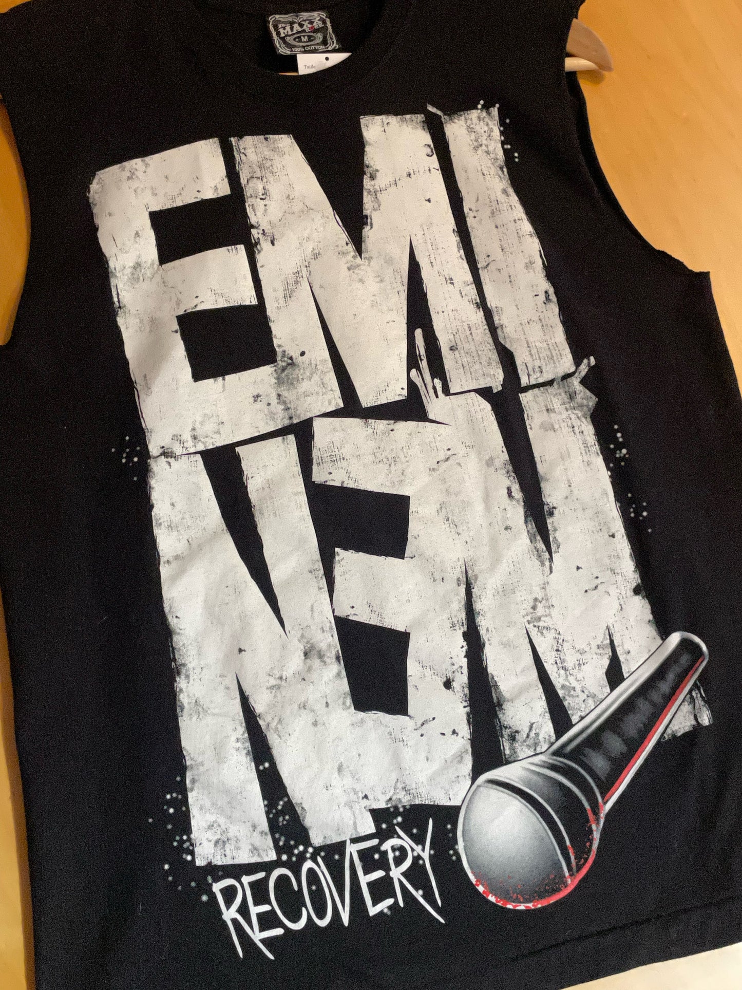 EMINEM "RECOVERY" HIP-HOP RAP TRUCKER T-SHIRT SZ: M
