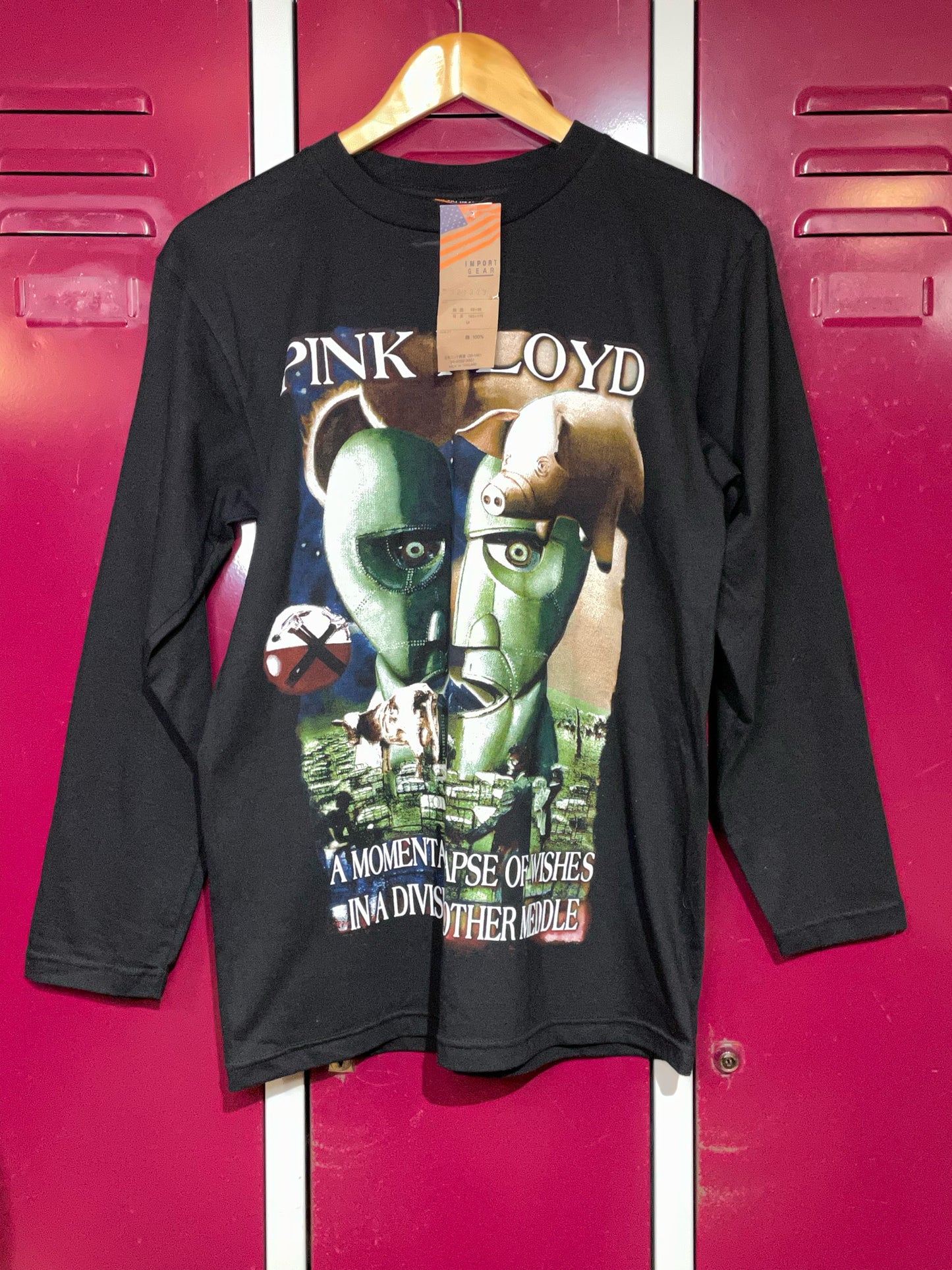 "DS" PINK FLOYD MUSIC BAND LONG SLEEVE T-SHIRT SZ: M