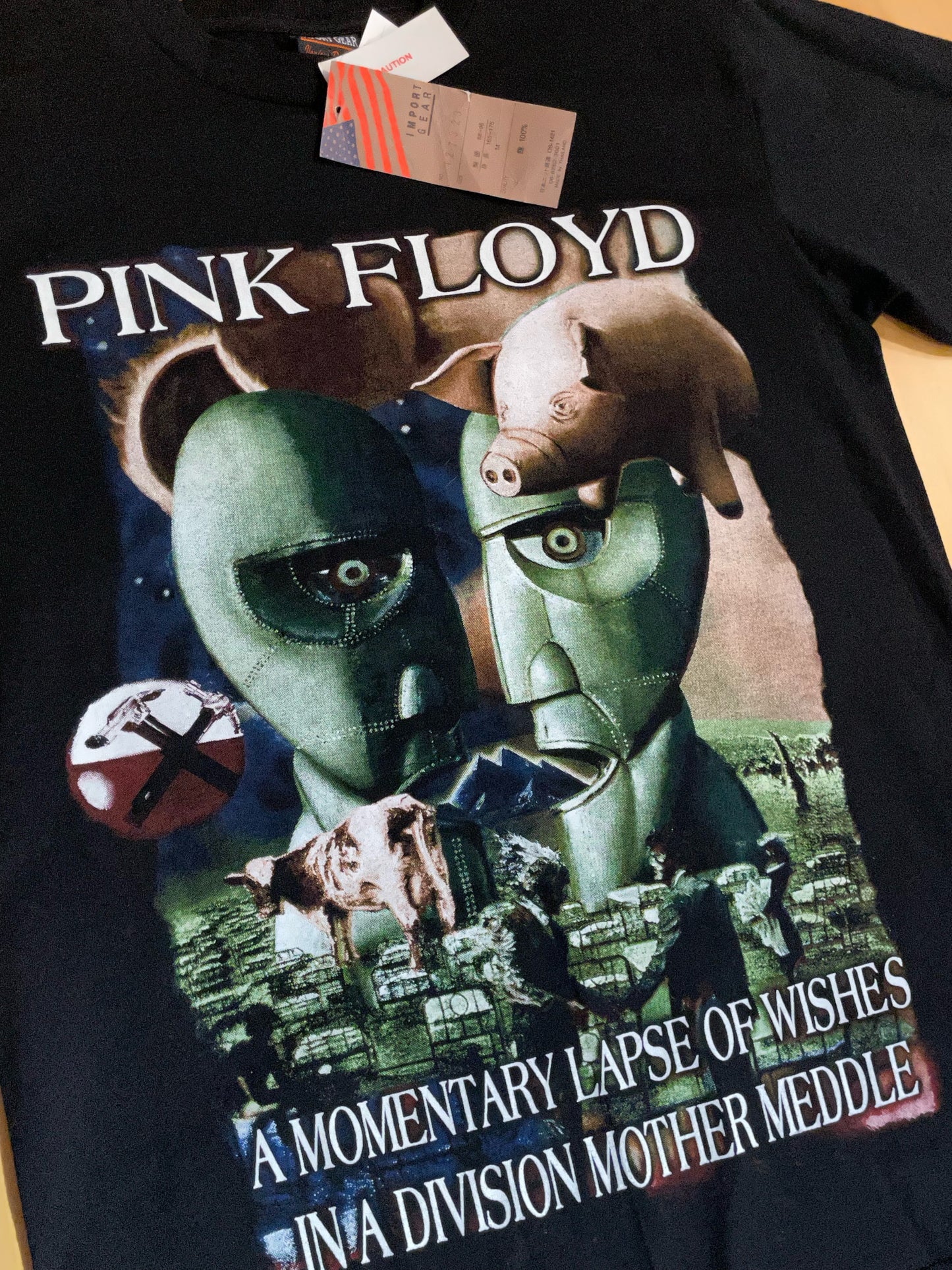 "DS" PINK FLOYD MUSIC BAND LONG SLEEVE T-SHIRT SZ: M