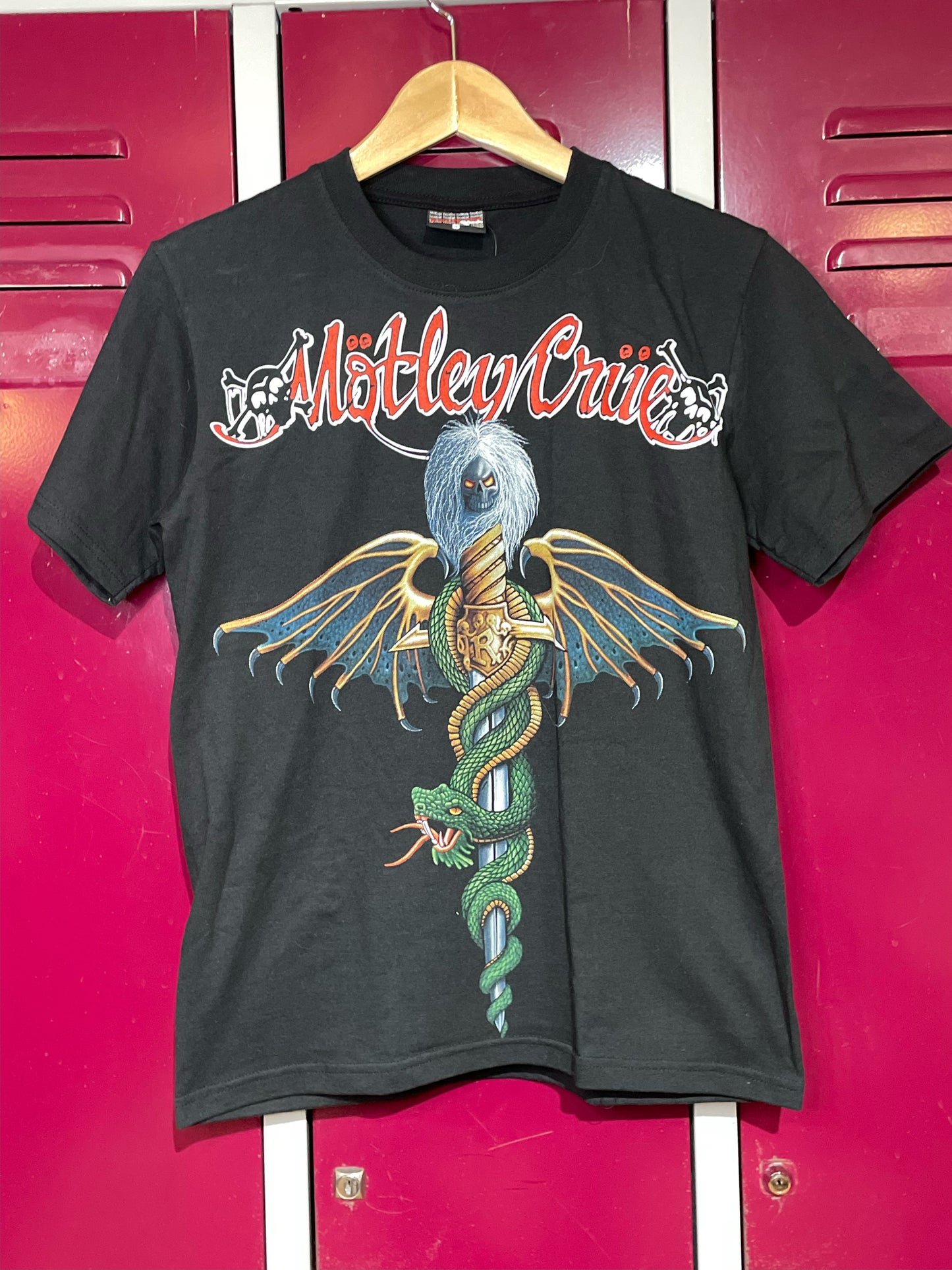 MOTLEY CRUE MUSIC BAND T-SHIRT SZ: S